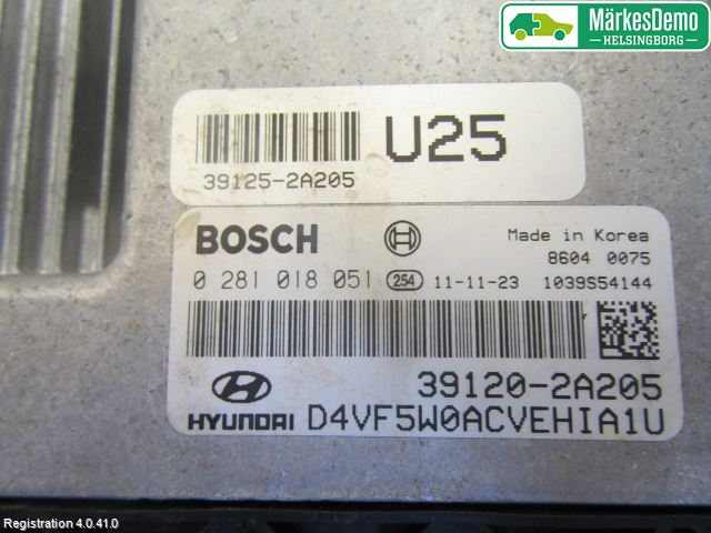 Hyundai i40 08-15 Styrenhet Insprut Bensin