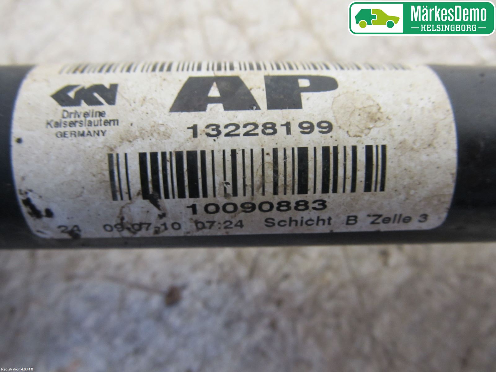 Saab 9-5 10-12 Drivaxel Fram Höger