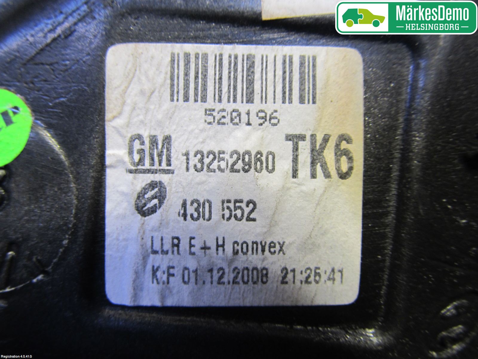 Opel ASTRA H 04-12 Spegel Yttre El Hö