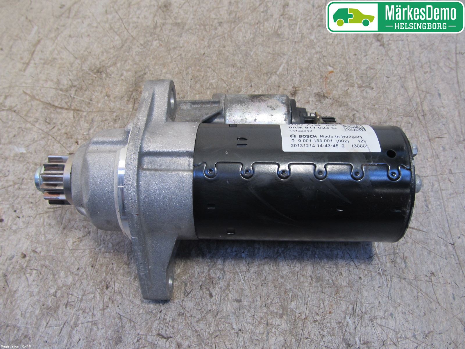 Volkswagen VW TOURAN 10-15 Startmotor Diesel