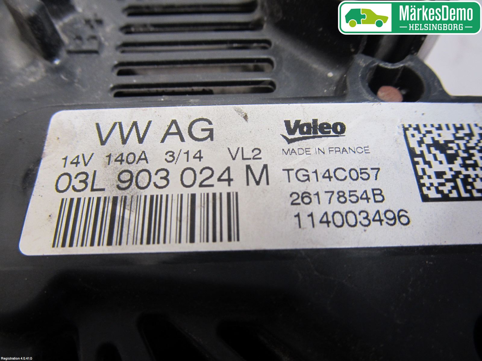 Volkswagen VW TOURAN 10-15 Generator