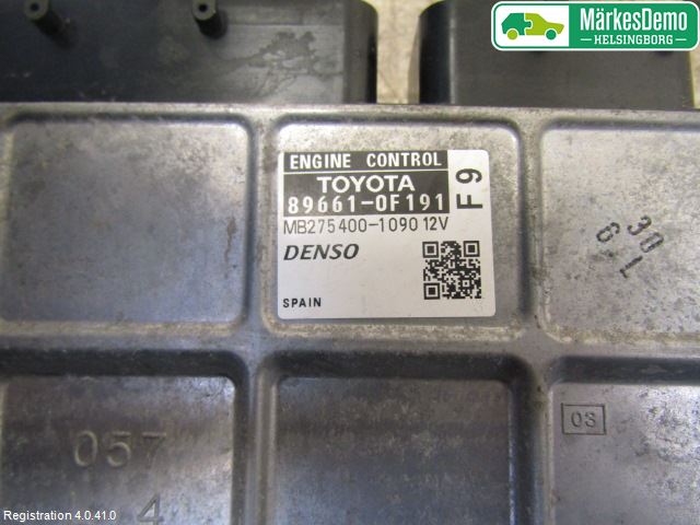 Toyota VERSO 09-18 Styrenhet Insprut Bensin