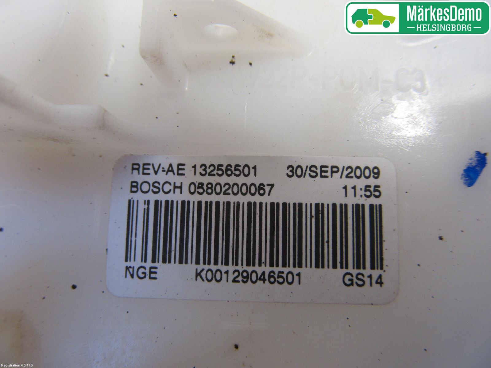 Opel INSIGNIA 09-16 Bränslepump El