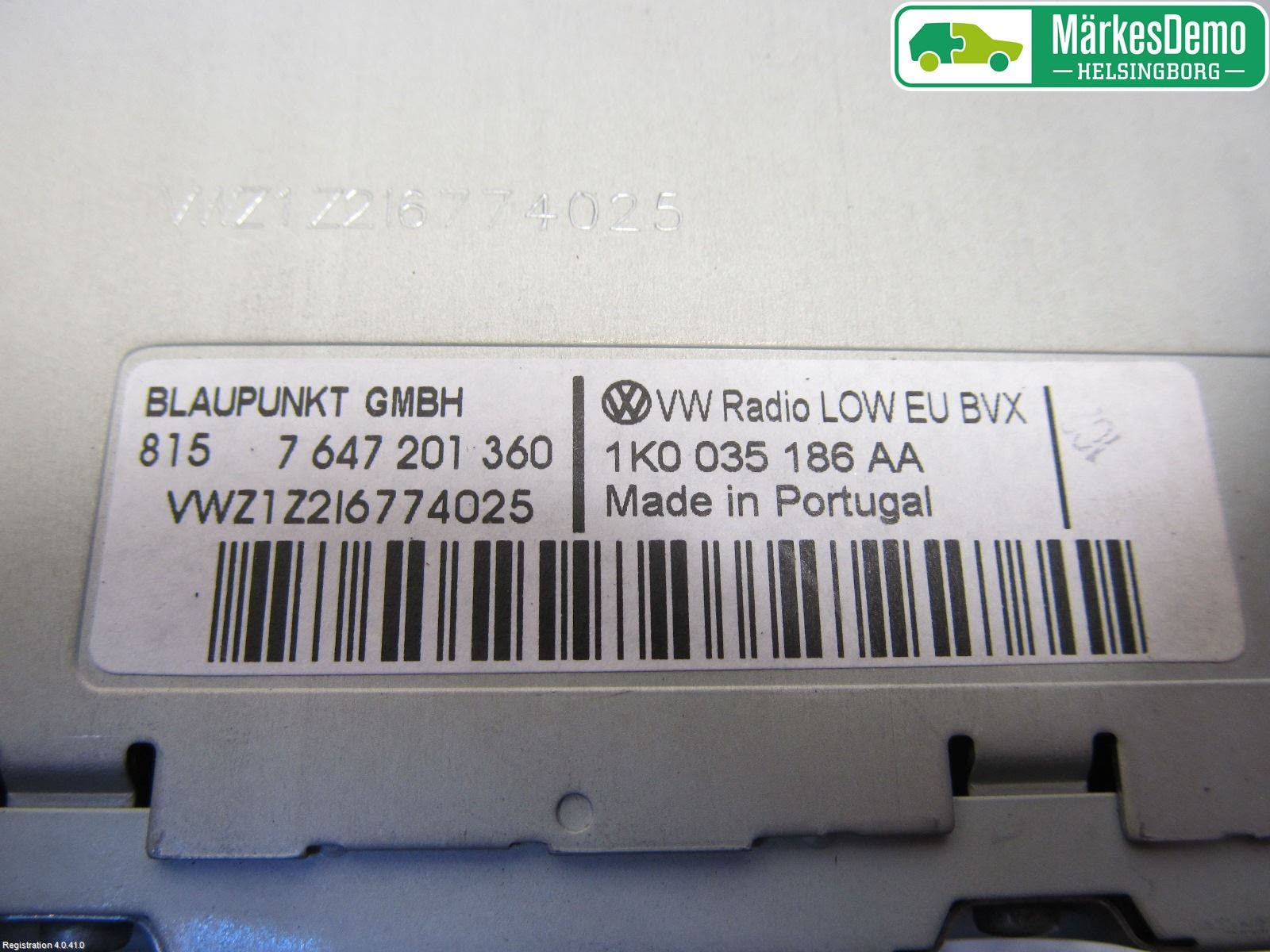 Volkswagen VW SCIROCCO 09-17 Cd Radio - Multimediapanel