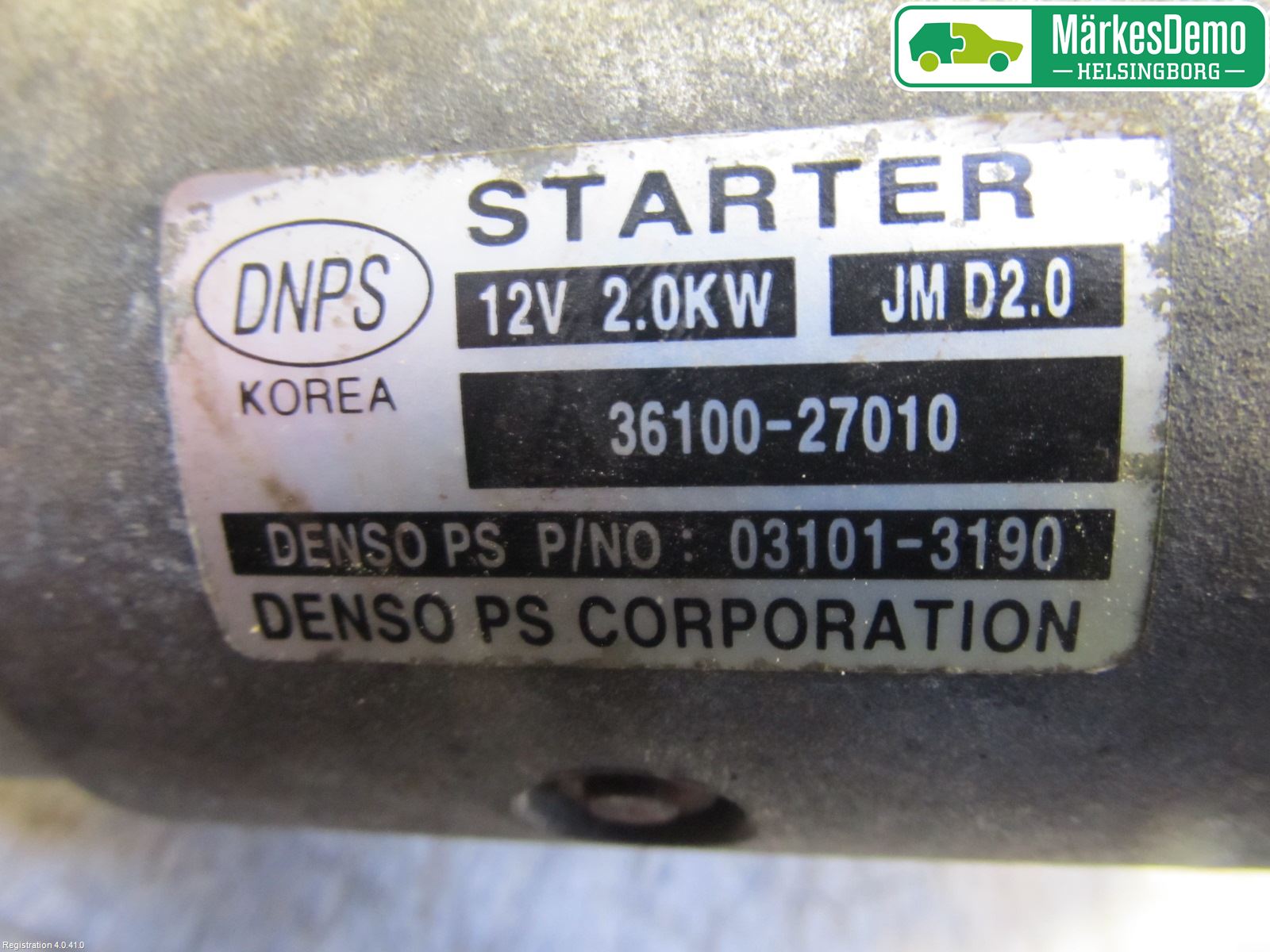 Kia CARENS II 07-12 Startmotor Diesel