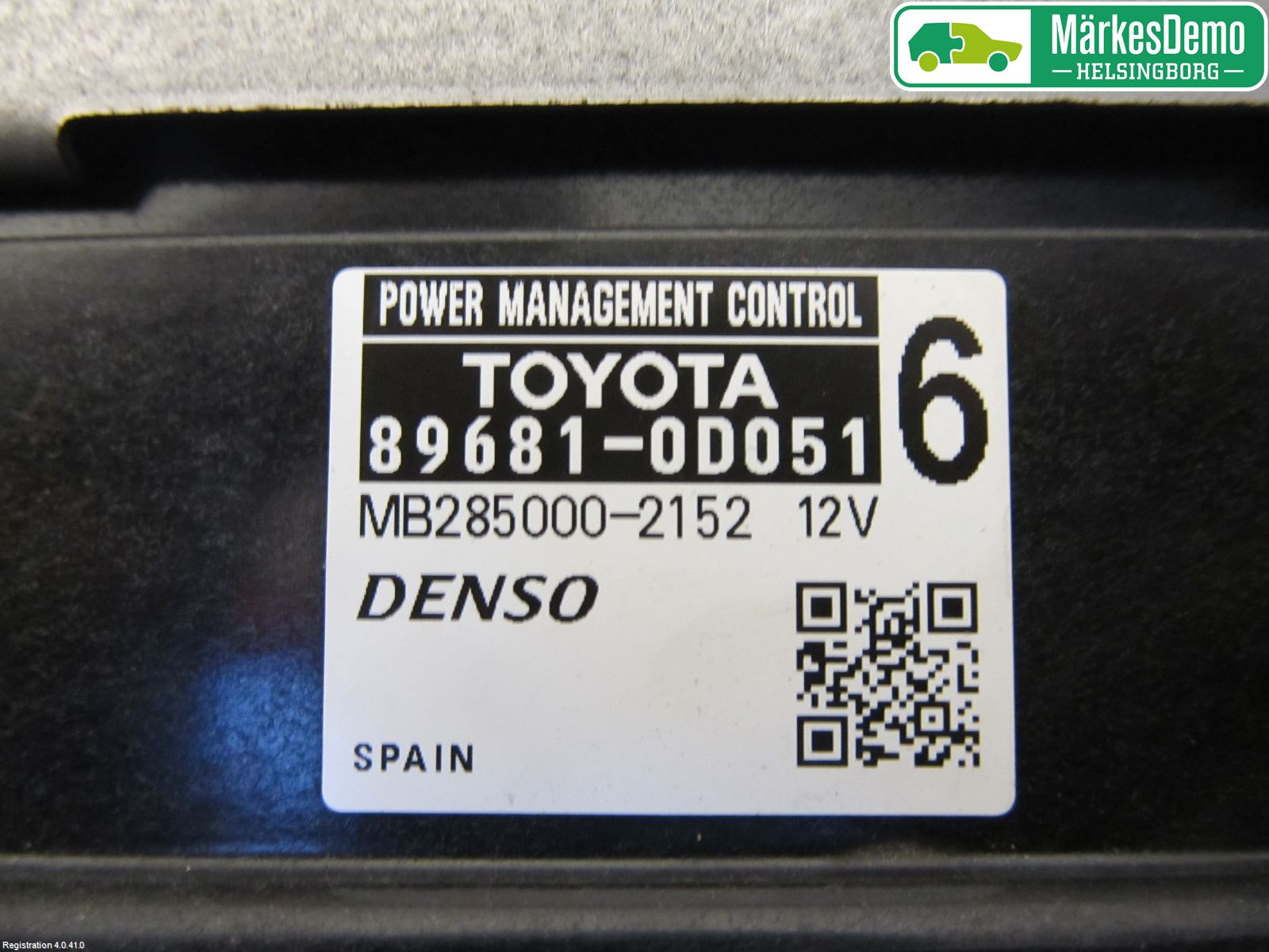 Toyota YARIS XP130 12-14 Styrenhet Övrigt