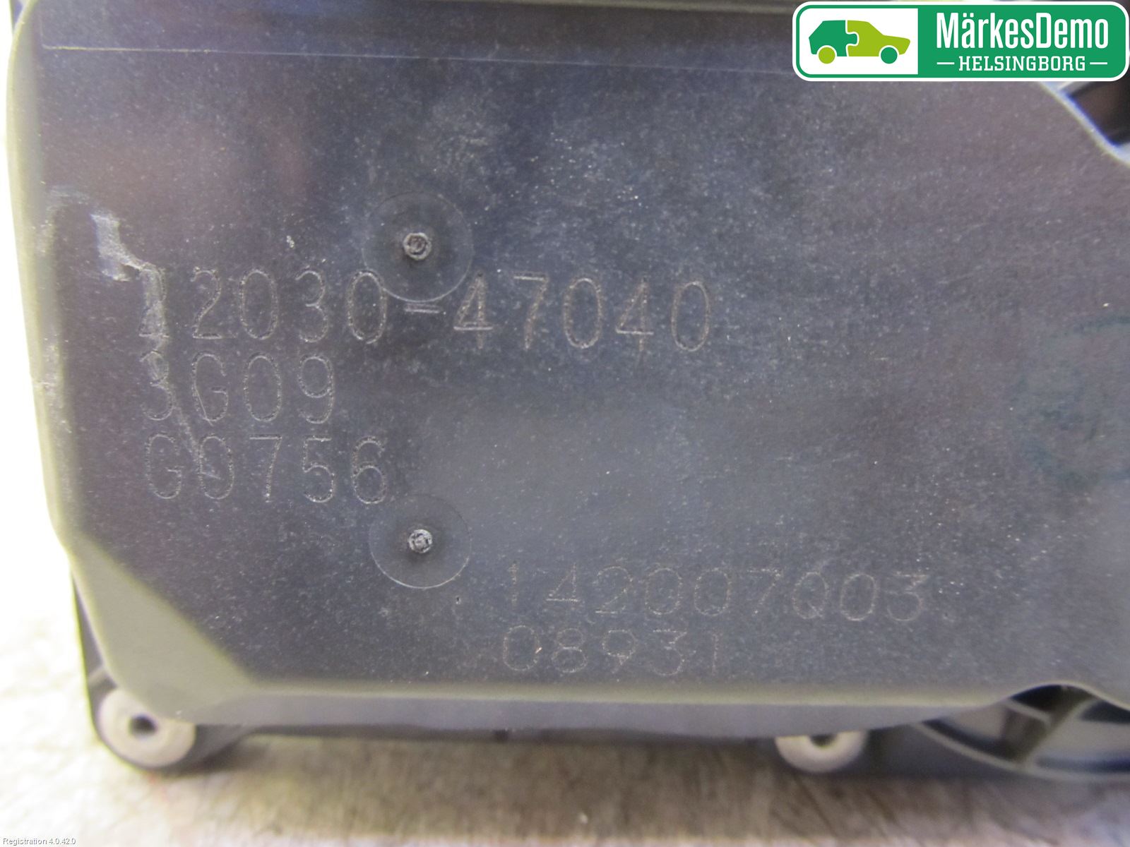 Toyota YARIS XP130 12-14 Injspjällhus