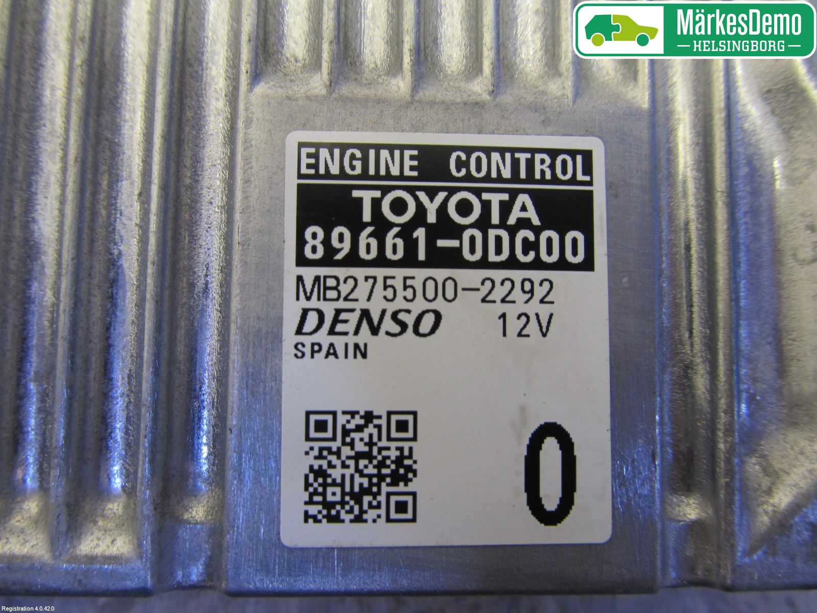 Toyota YARIS XP130 12-14 Styrenhet Insprut Bensin