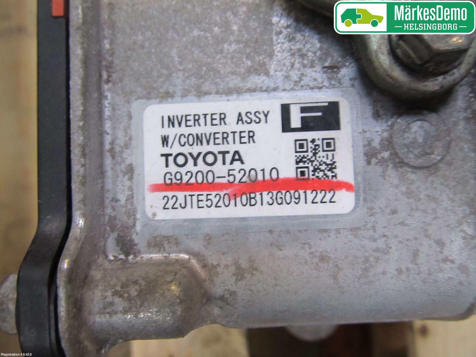 Toyota YARIS XP130 12-14 Hybridconverter