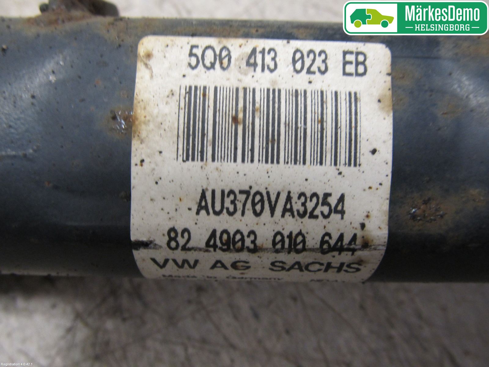 Audi A3/S3 05-13 Fjäderben Fram Vänster