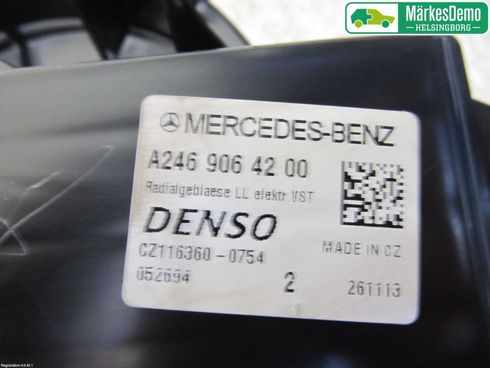 Mercedes-Benz MB A-KLASS (W176) 13-18 Värmefläkt