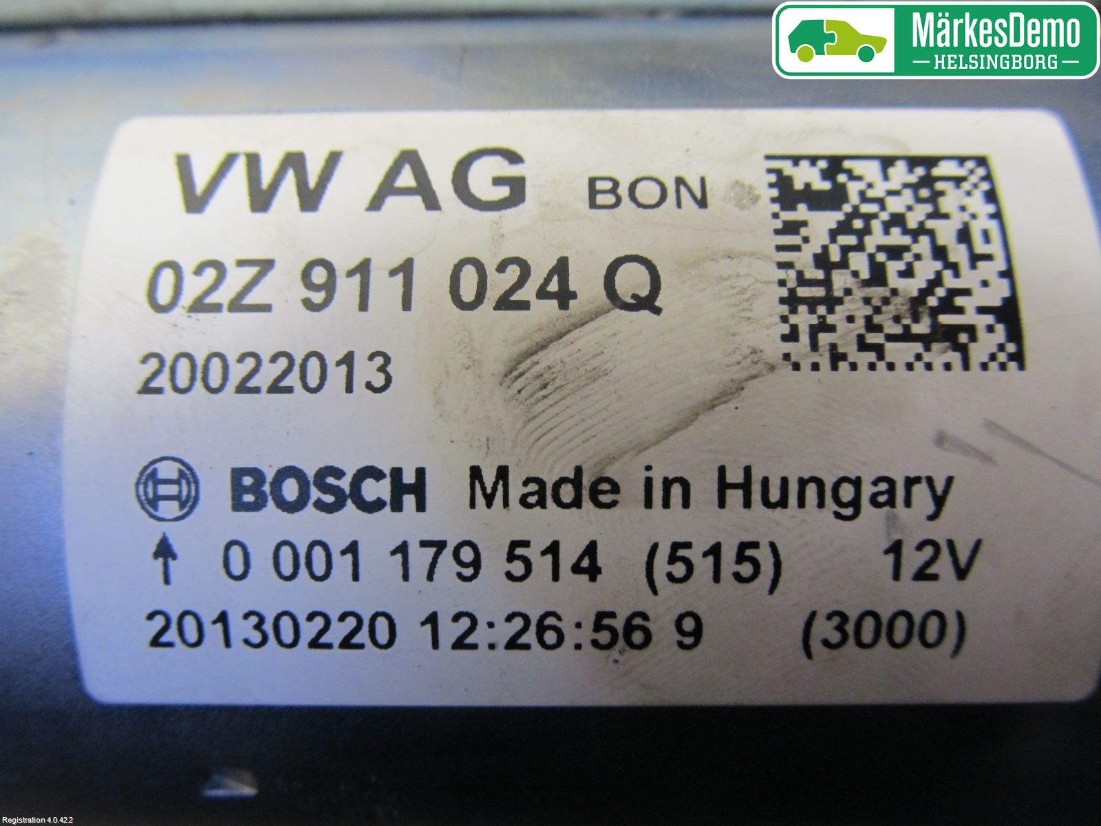 Audi A3/S3 05-13 Startmotor