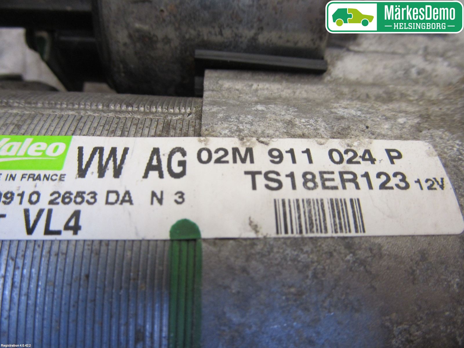 Volkswagen VW SCIROCCO 09-17 Startmotor Diesel