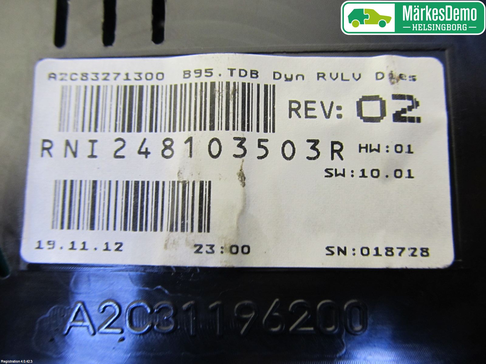 Renault MEGANE III 09-15 Instrument Komb