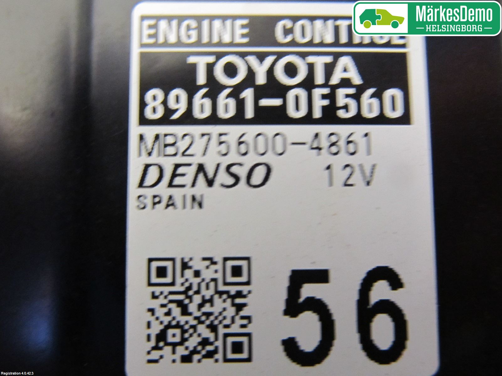 Toyota VERSO 09-18 Styrenhet Insprut Bensin