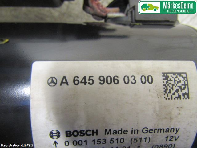 Mercedes-Benz MB B-KLASS (W246/W242) 12-19 Startmotor Diesel
