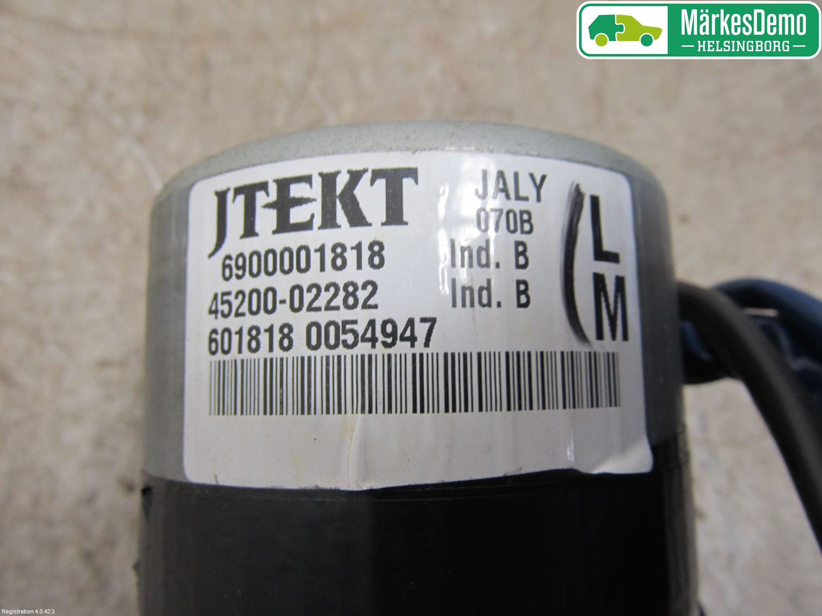Toyota AURIS 07-09 Rattaxelagg Med Inb Servo