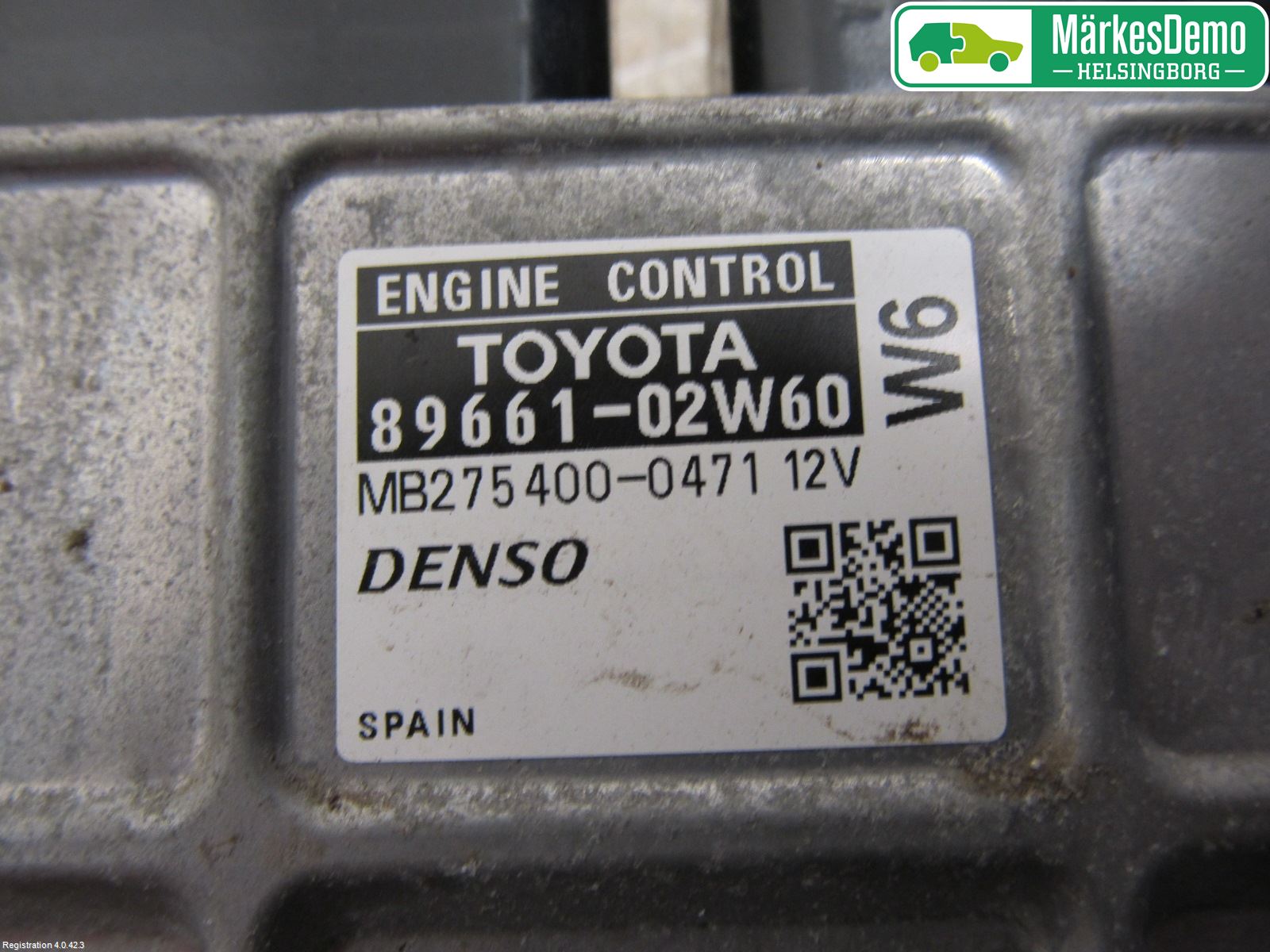 Toyota AURIS 07-09 Styrenhet Insprut Bensin