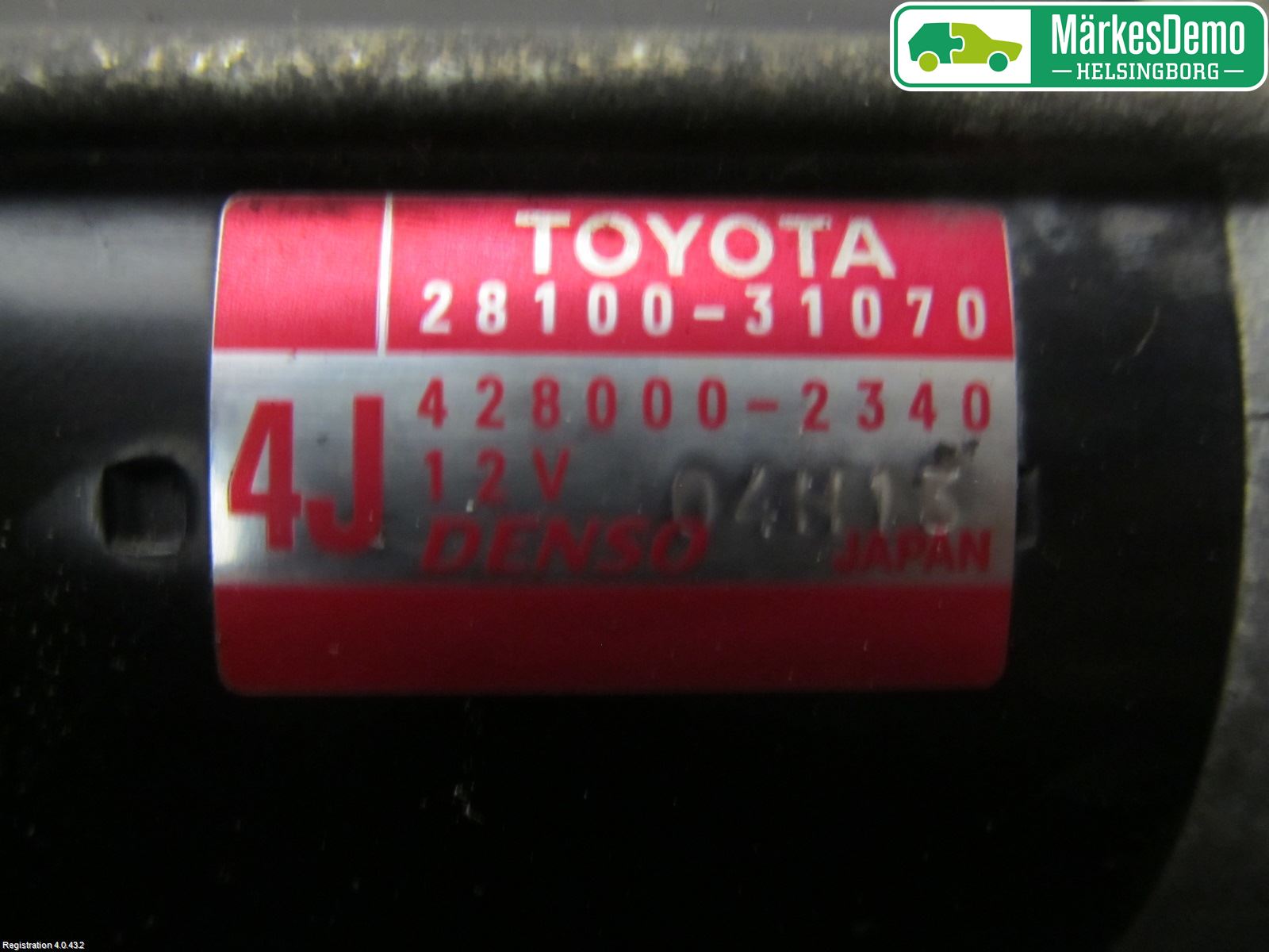 Lexus IS 220d/250/350 06-13 Startmotor