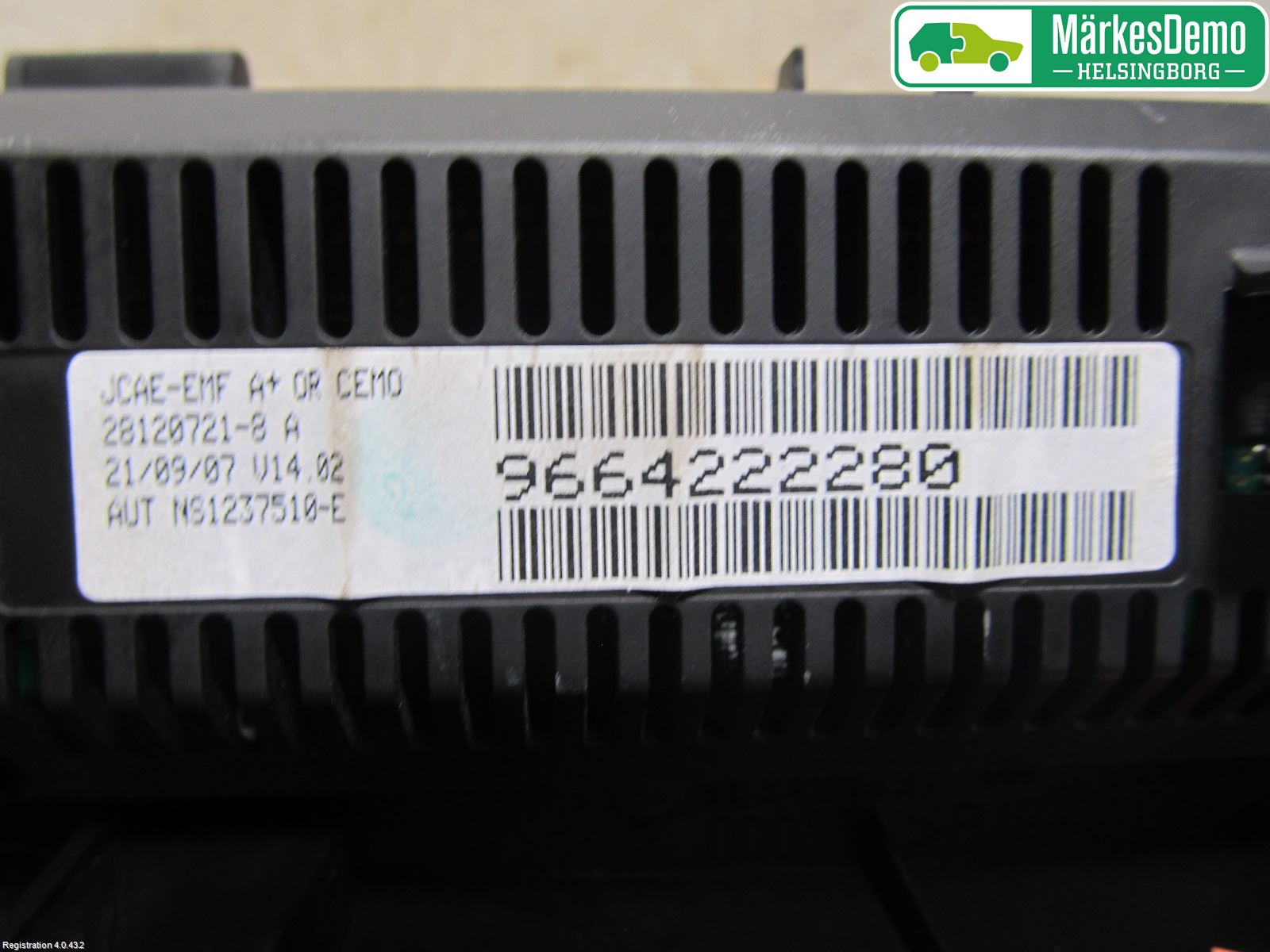 Peugeot 307     05-08 Färddator