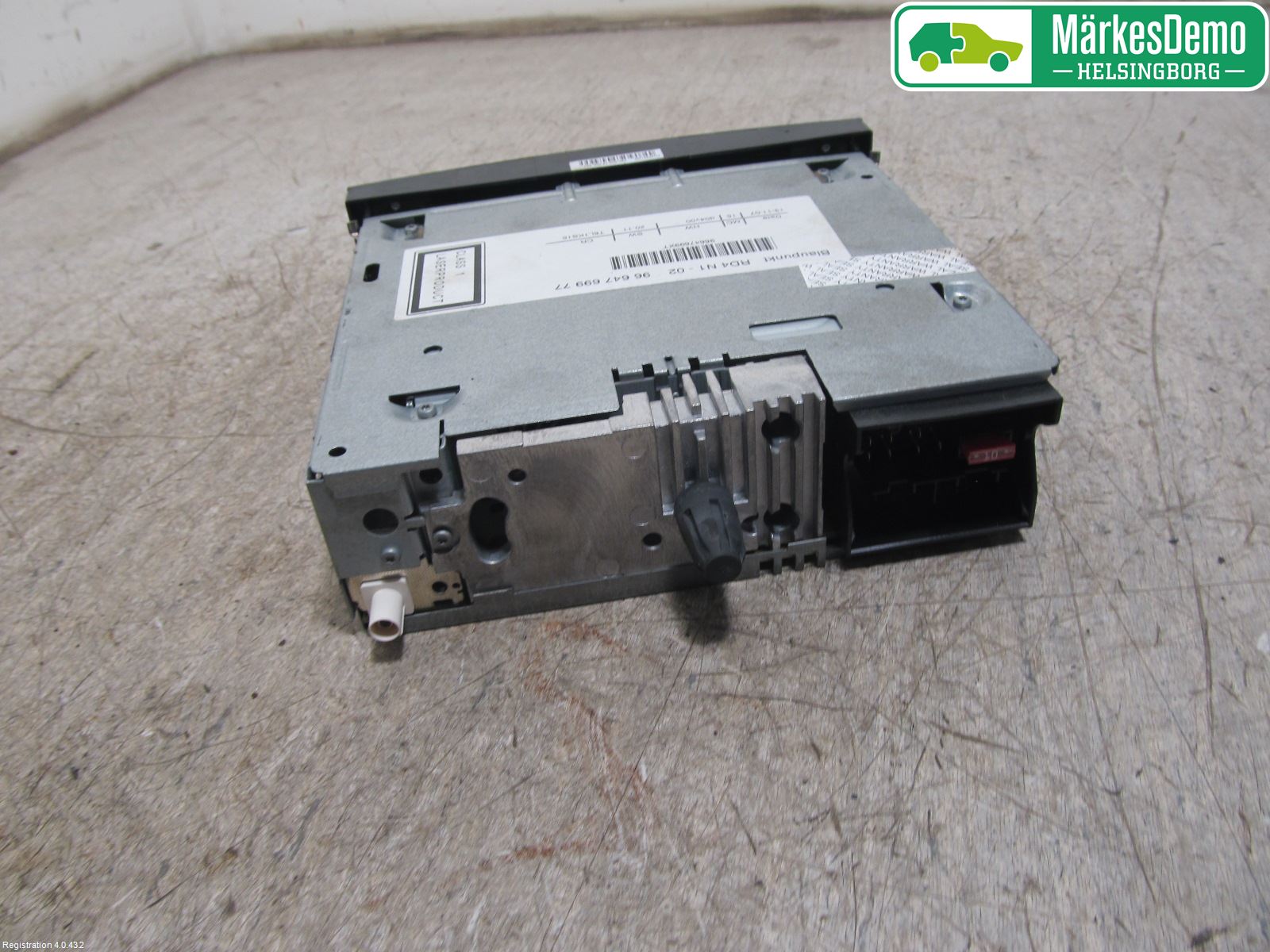 Peugeot 307     05-08 Cd Radio - Multimediapanel