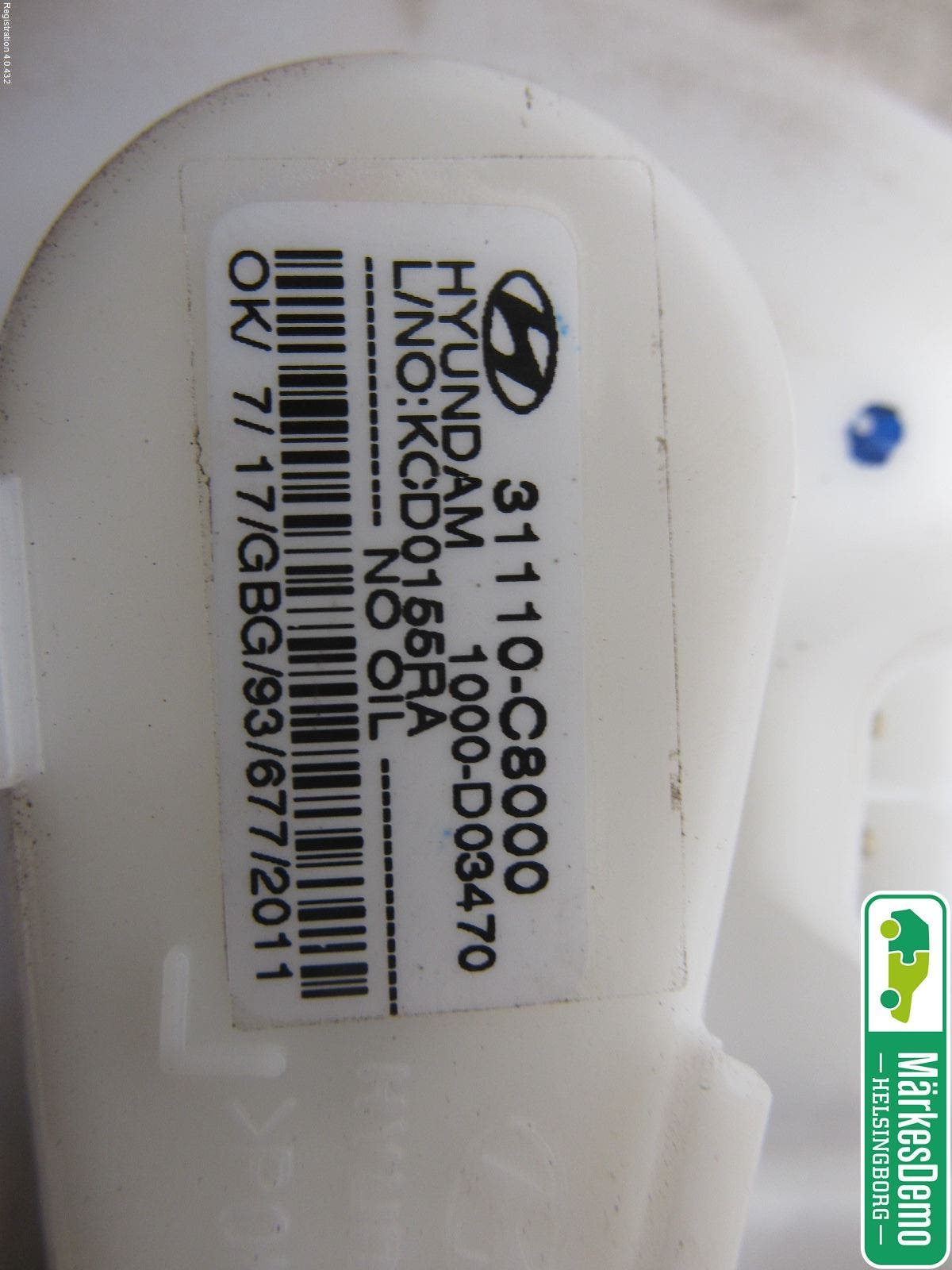 Hyundai i20 GB 15-20 Bränslepump El