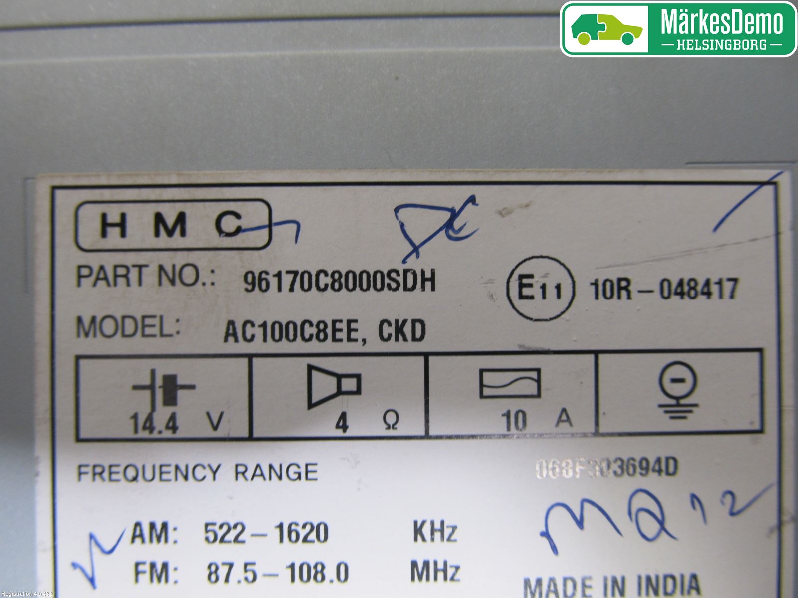 Hyundai i20 GB 15-20 Cd Radio - Multimediapanel