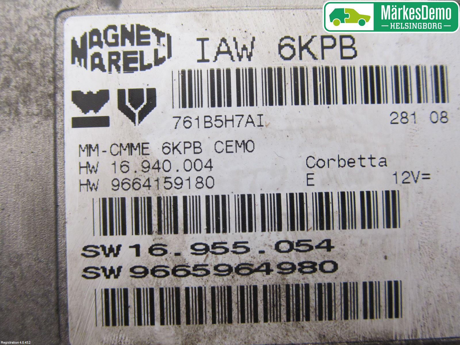 Citroen C5 08-17 Styrenhet Insprut Bensin