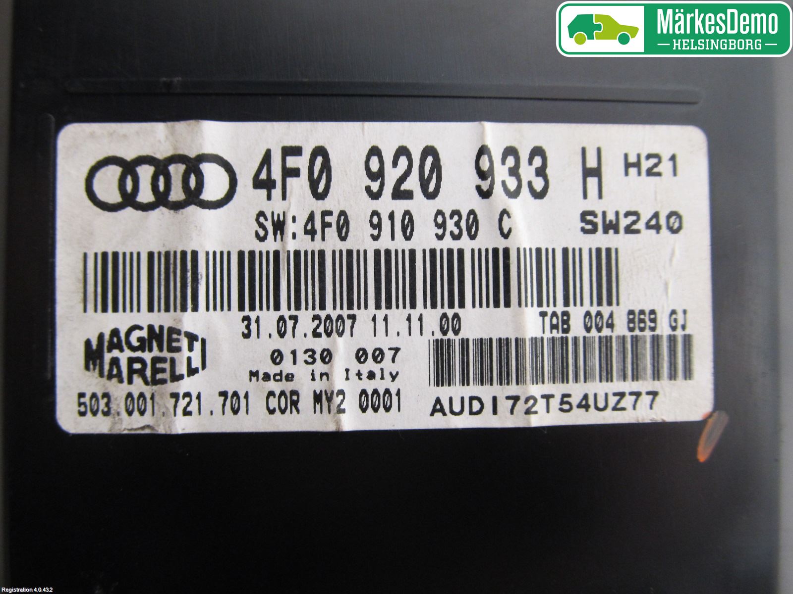 Audi A6/S6     05-11 Instrument Komb