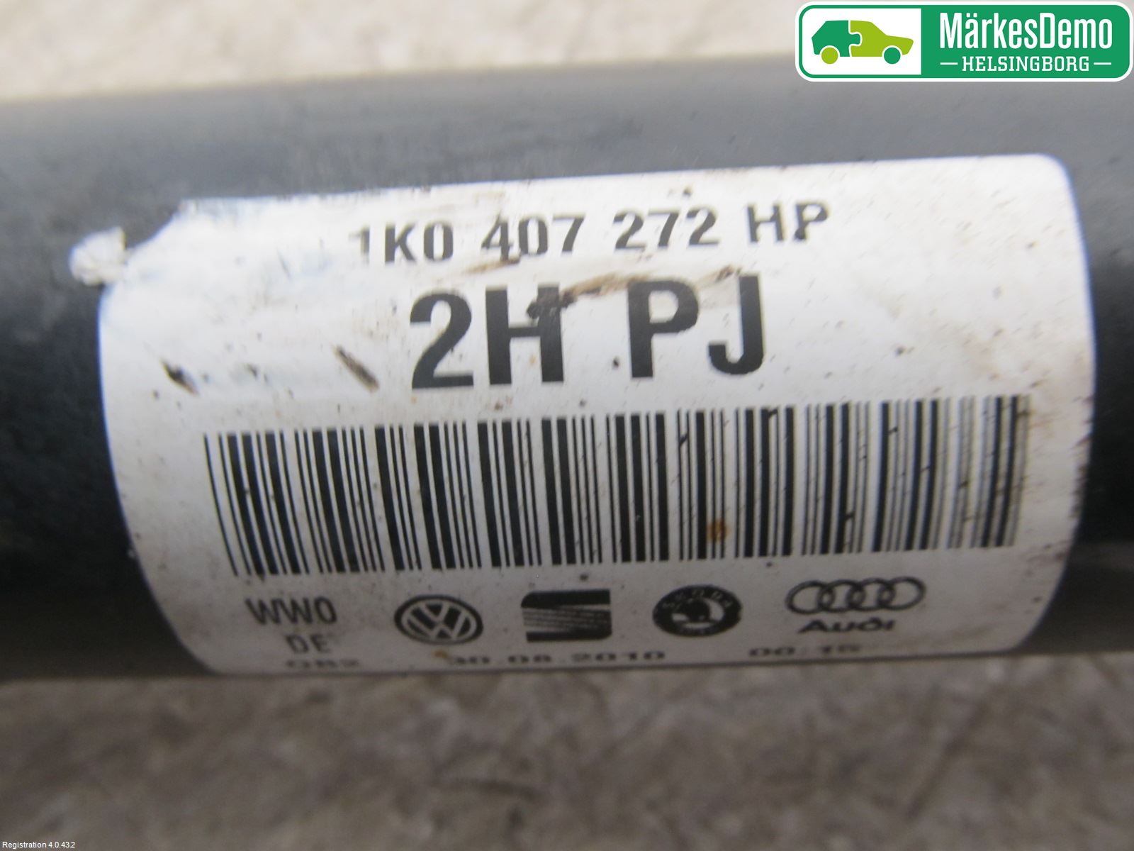 Volkswagen VW GOLF VI 09-13 Drivaxel Fram Höger