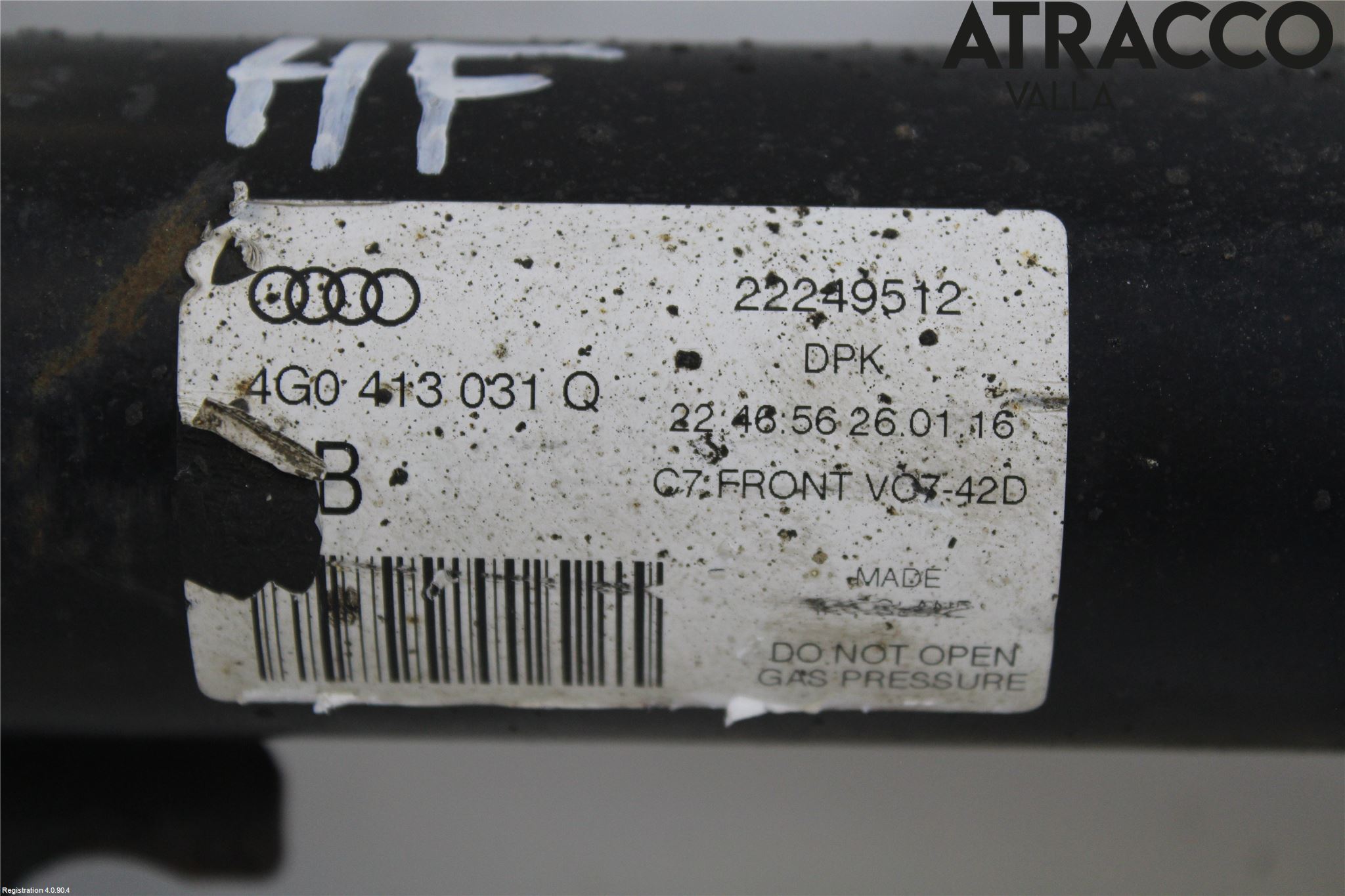 Audi A6/S6 4G 11-18 Fjäderben Fram Höger