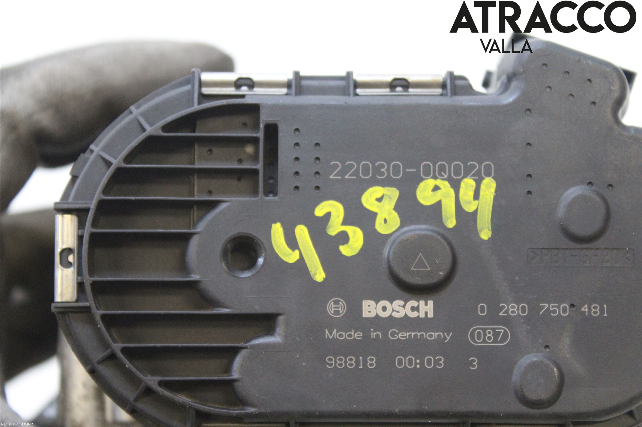 Toyota AYGO 06-14 Injspjällhus