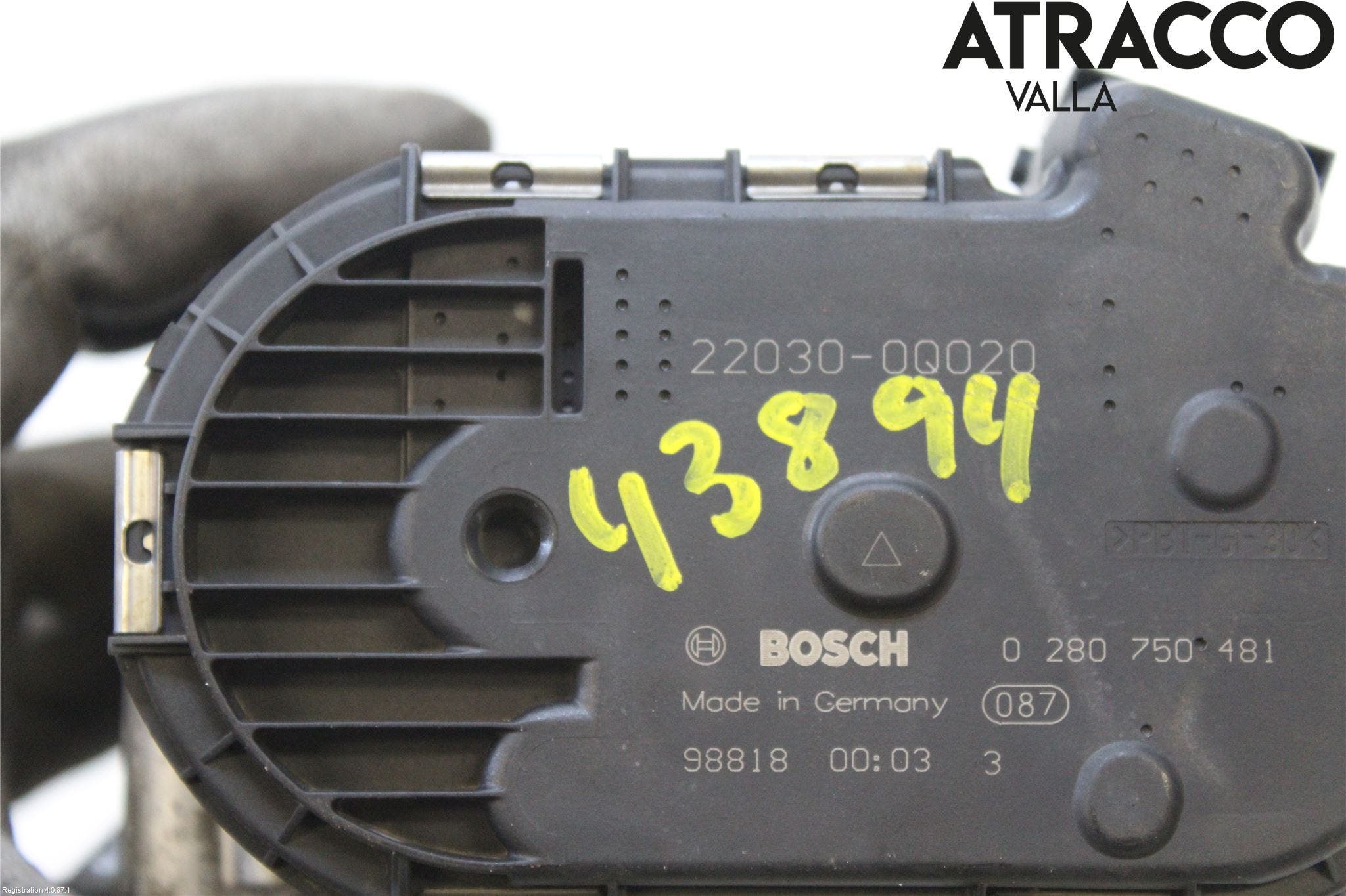 Toyota AYGO 06-14 Injspjällhus