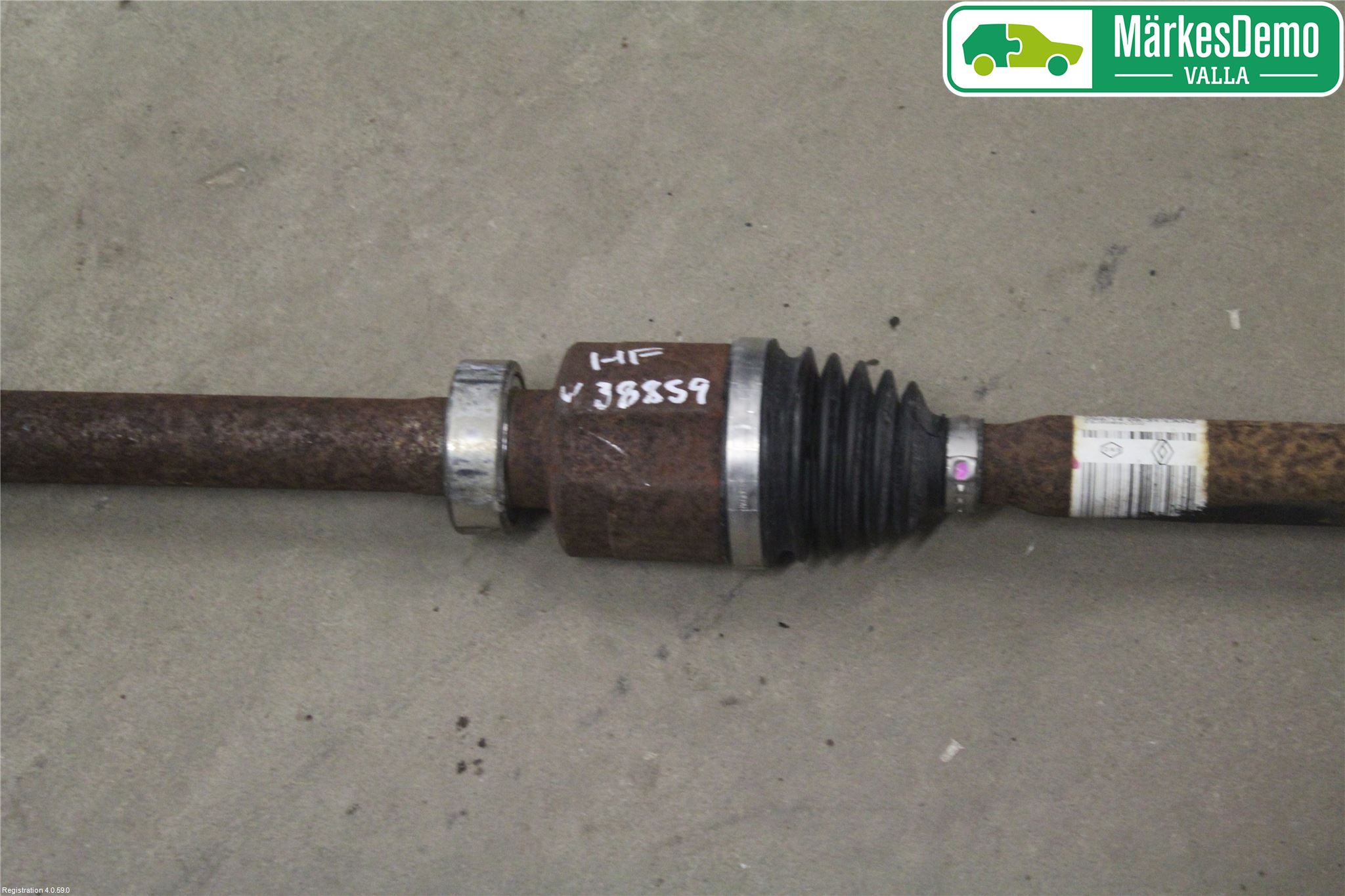 Renault CAPTUR 13-19 Drivaxel Fram Höger