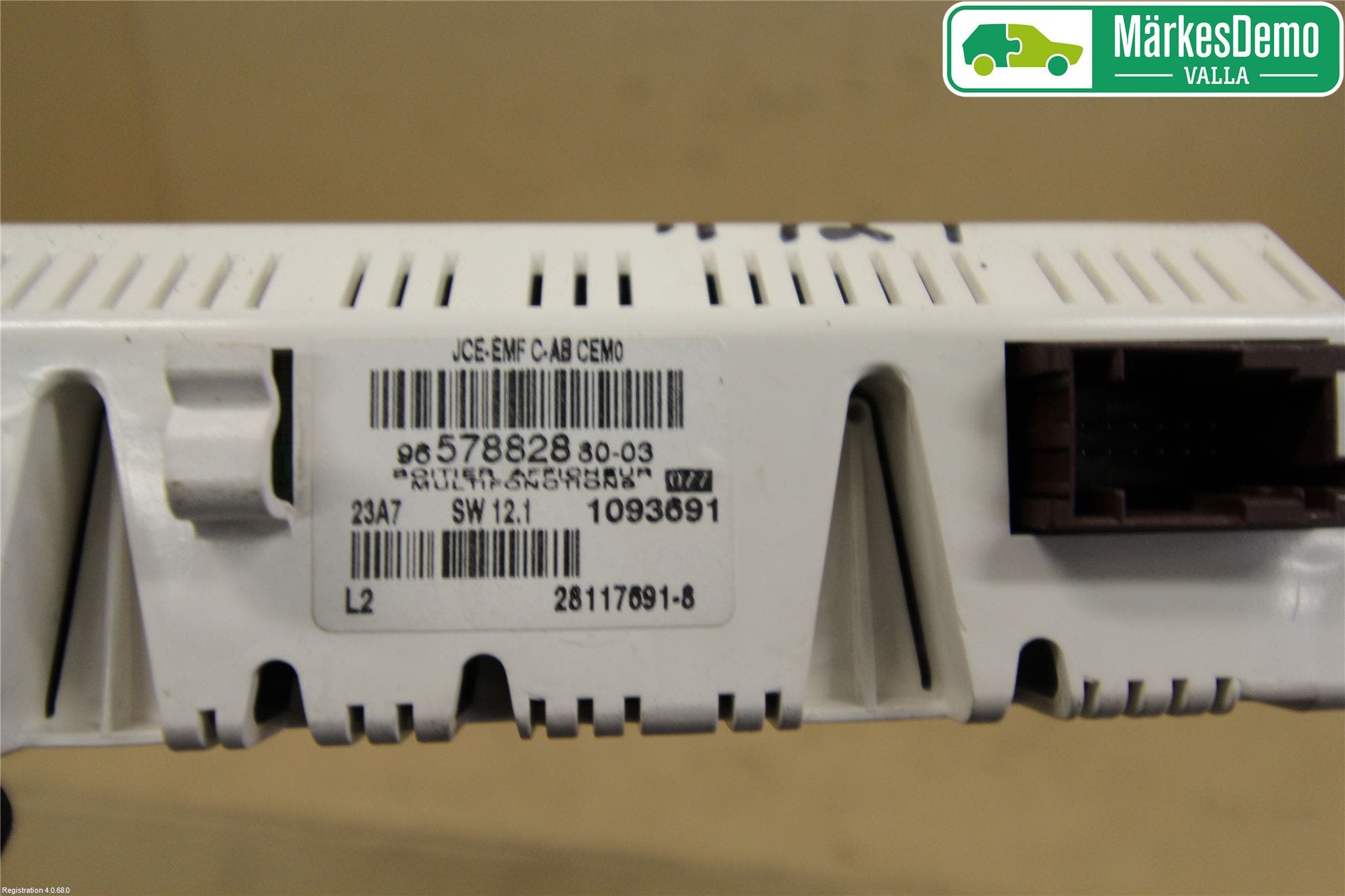 Citroen C4 I 05-10 Kontrolldisplay