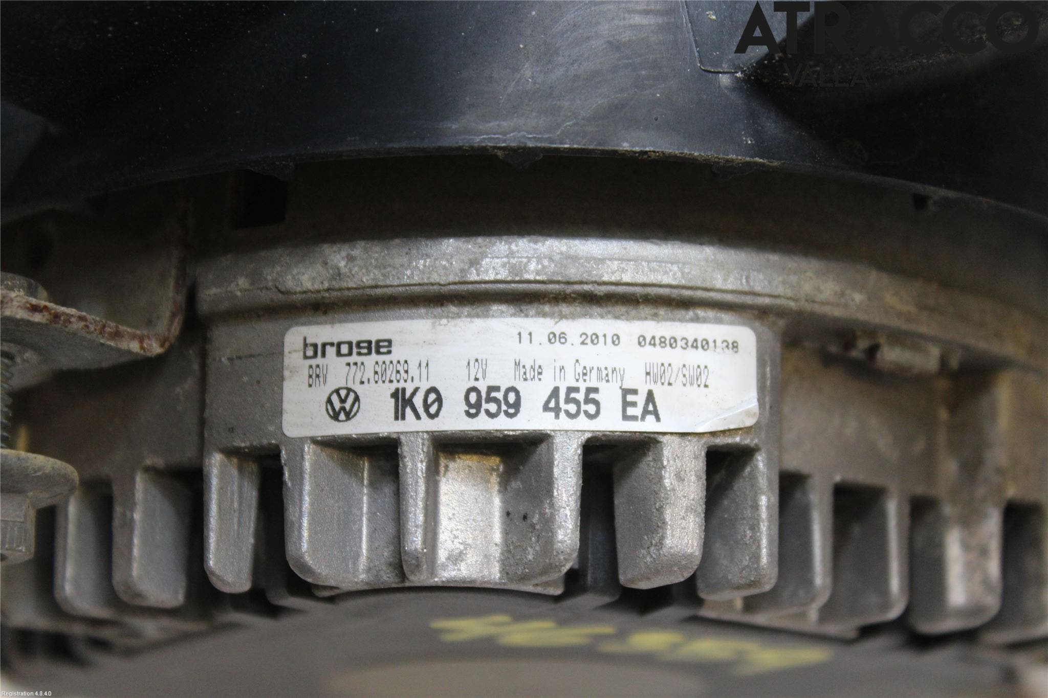 Volkswagen VW CADDY 04-10 Kylfläkt El