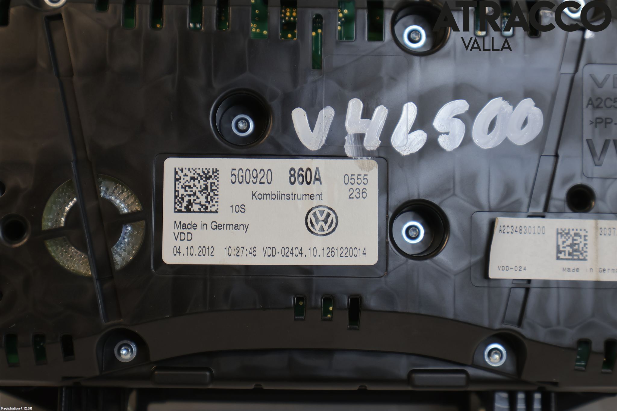 Volkswagen VW GOLF / E-GOLF VII 13-20 Instrument Komb