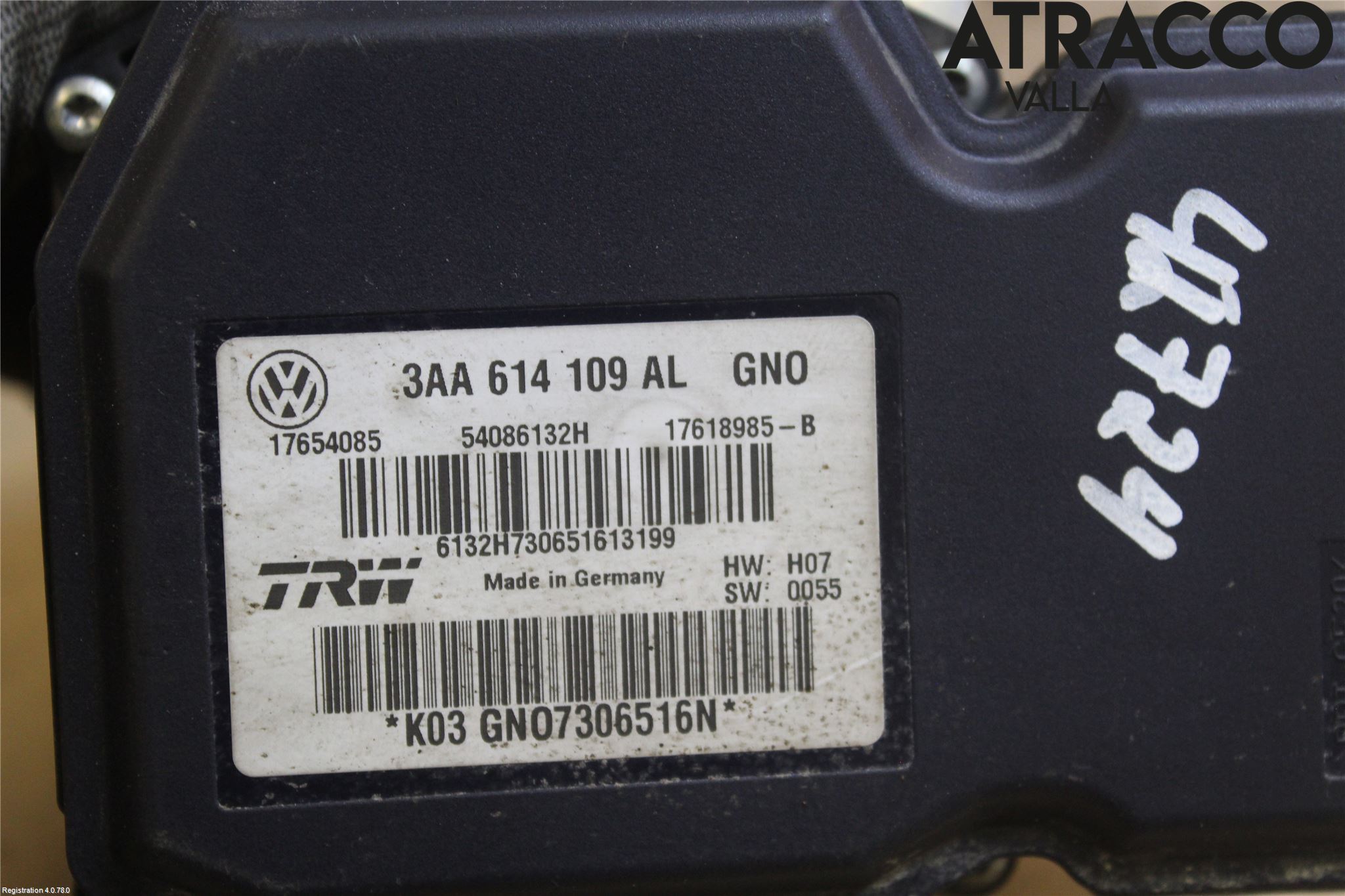 Volkswagen VW PASSAT 15-19 Abs Hydraulaggregat
