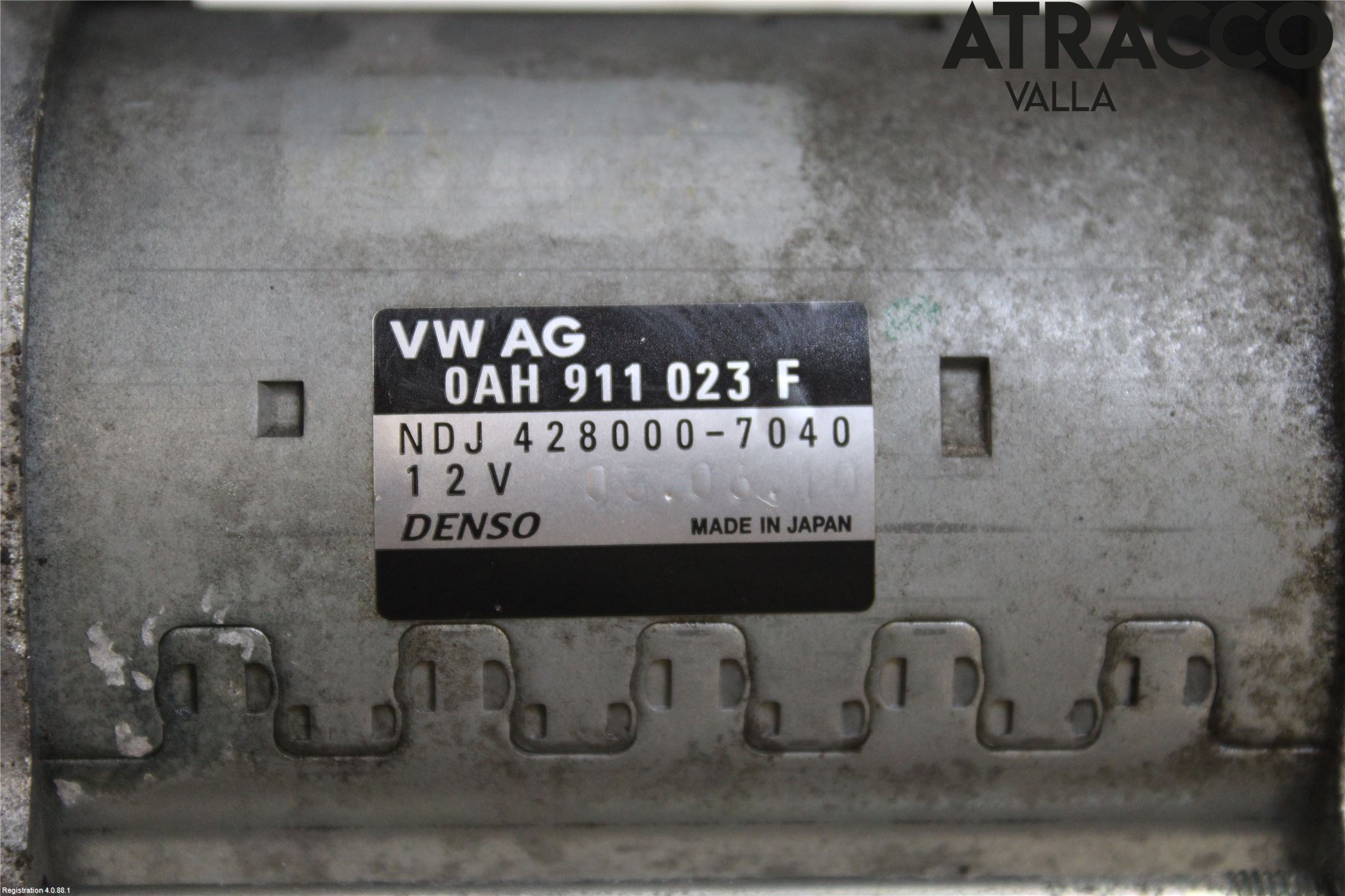 Volkswagen VW GOLF VI 09-13 Startmotor
