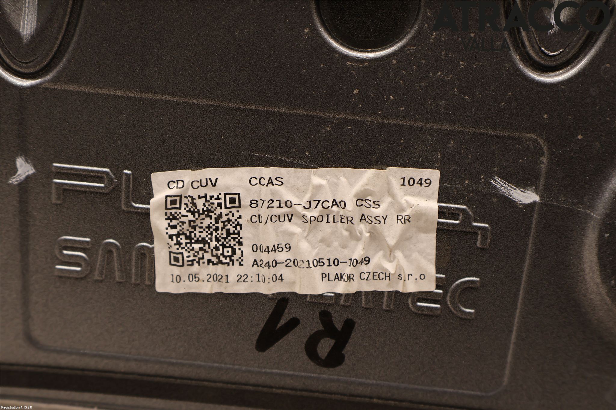 Kia XCEED 19- Spoiler Baklucka