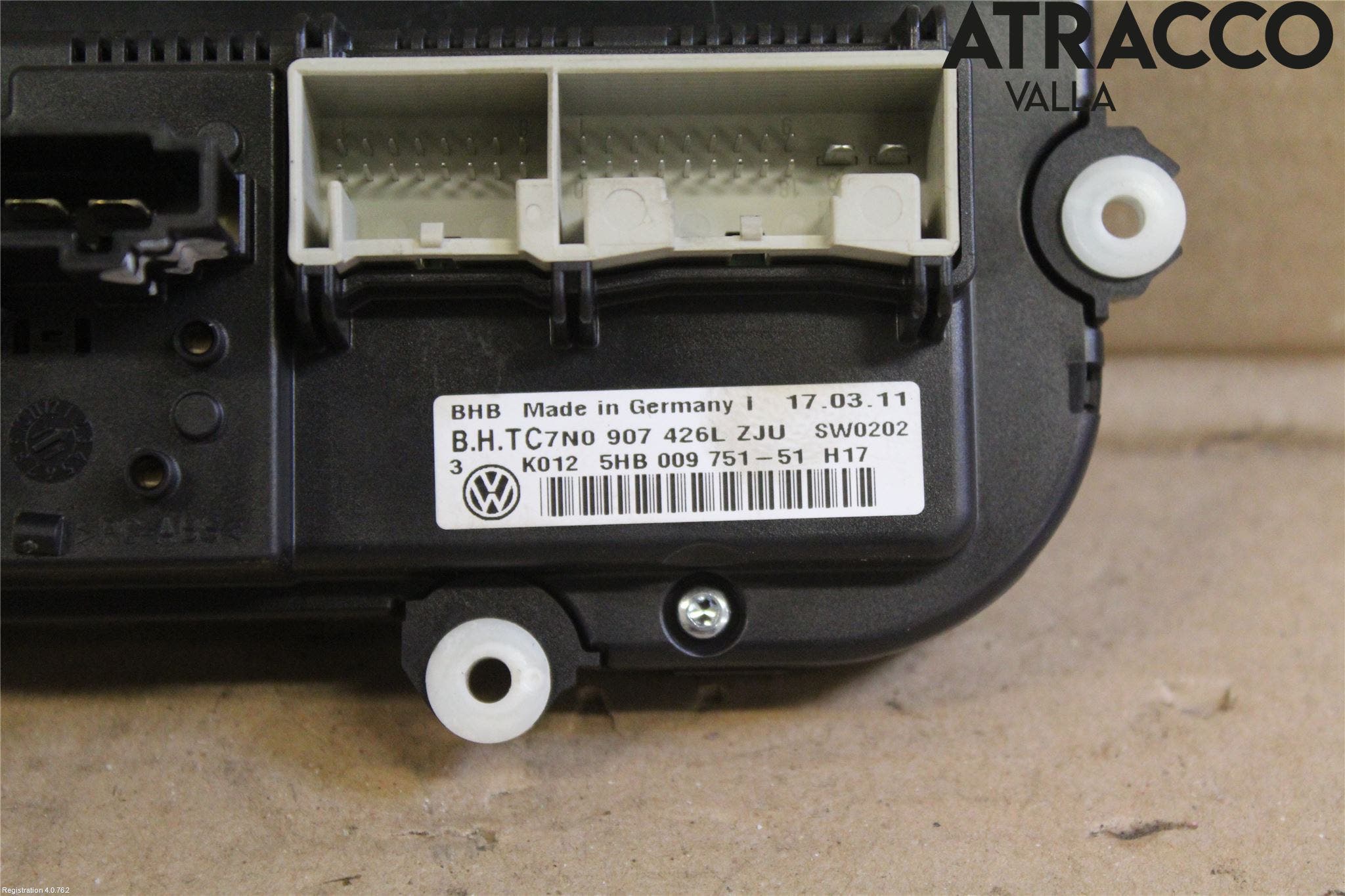 Volkswagen VW GOLF VI 09-13 Ac Styrenhet Ac Manöveren