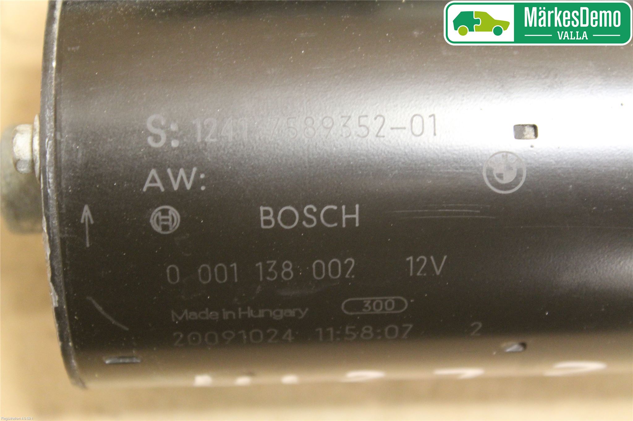 BMW 3 E90/91 SED/TOU 05-12 Startmotor