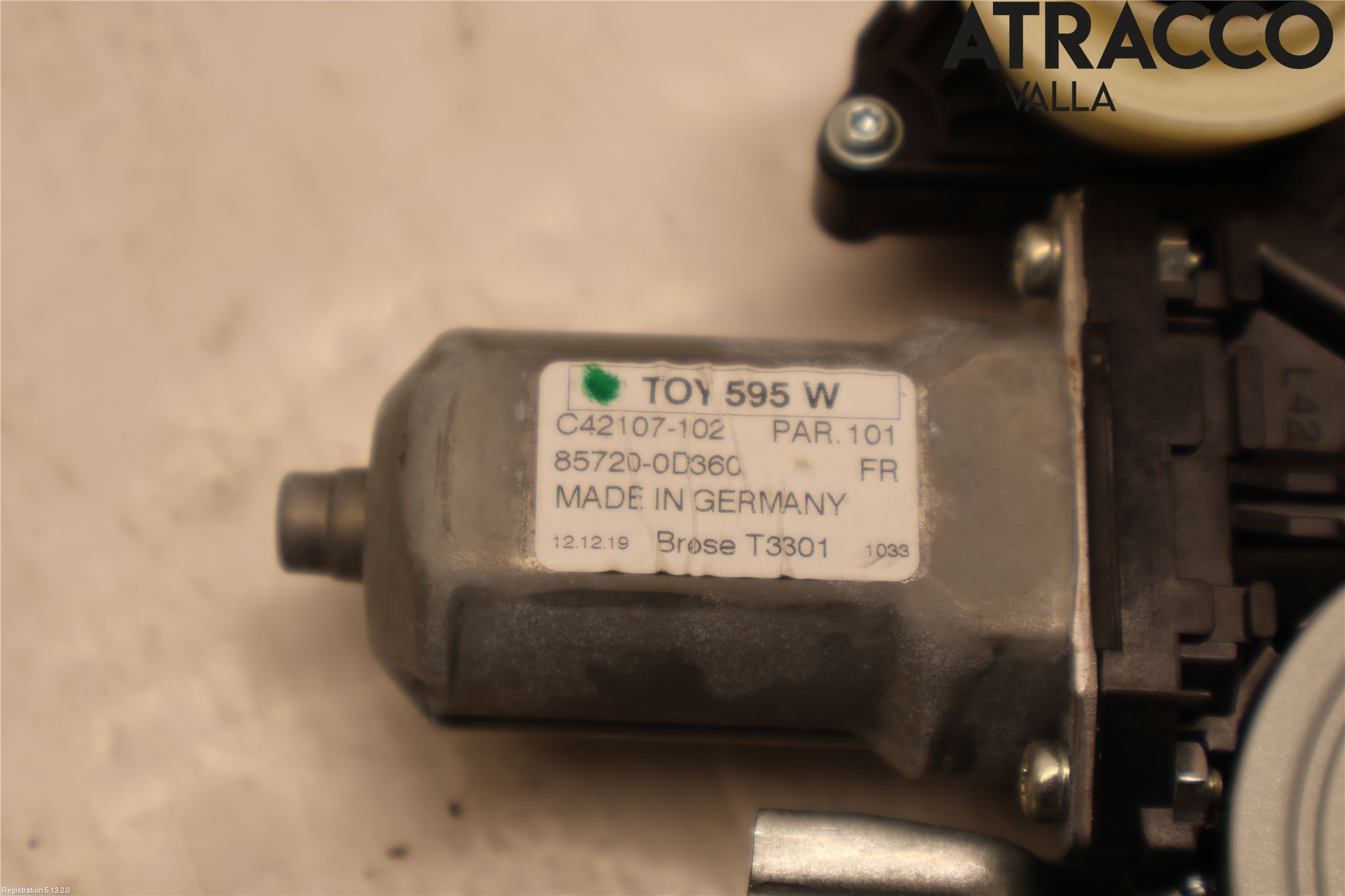 Toyota YARIS XP130 15-20 Fönsterhiss El Kompl
