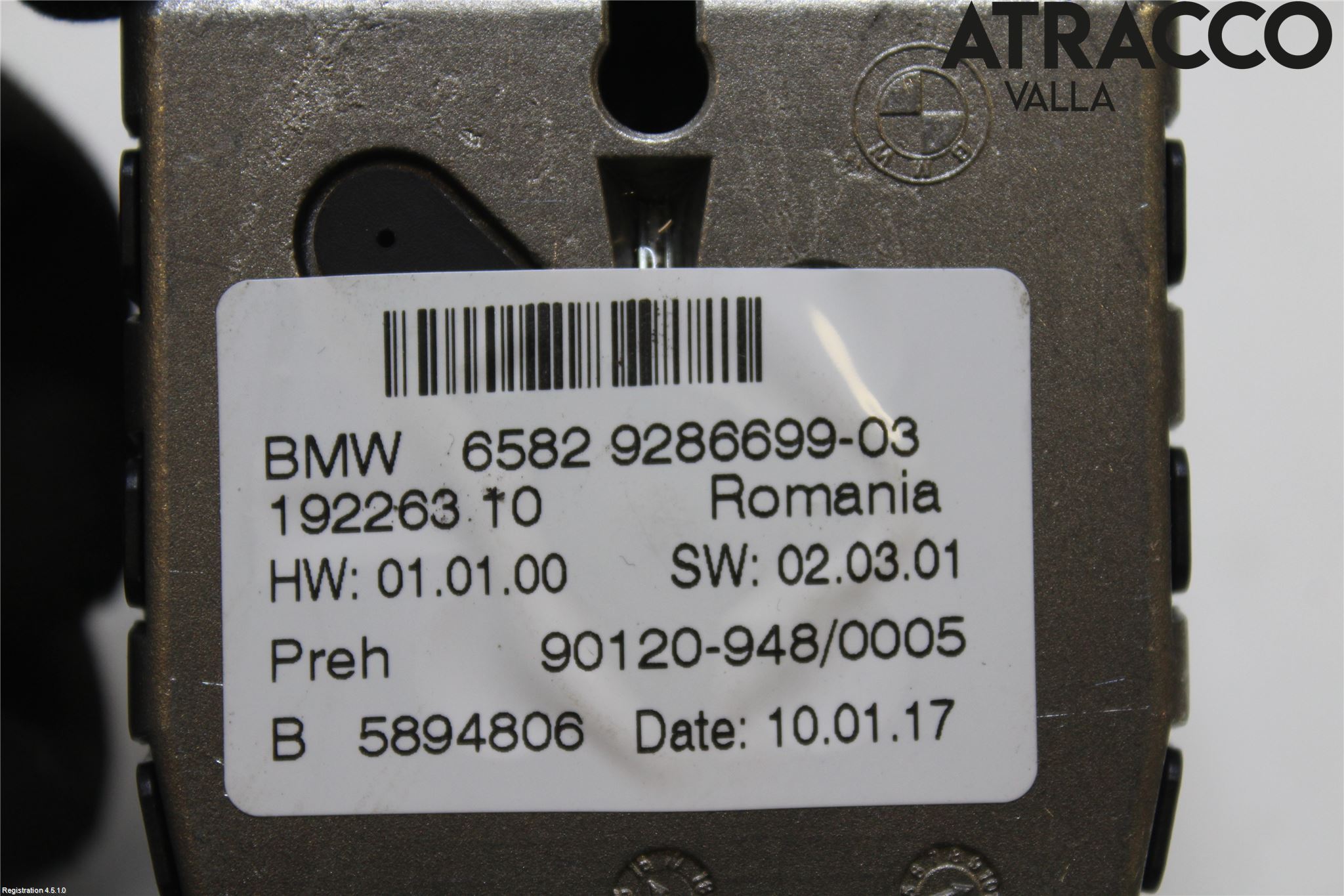 BMW 5 F10/F11/F18 09-17 Strömställare Multifunktion