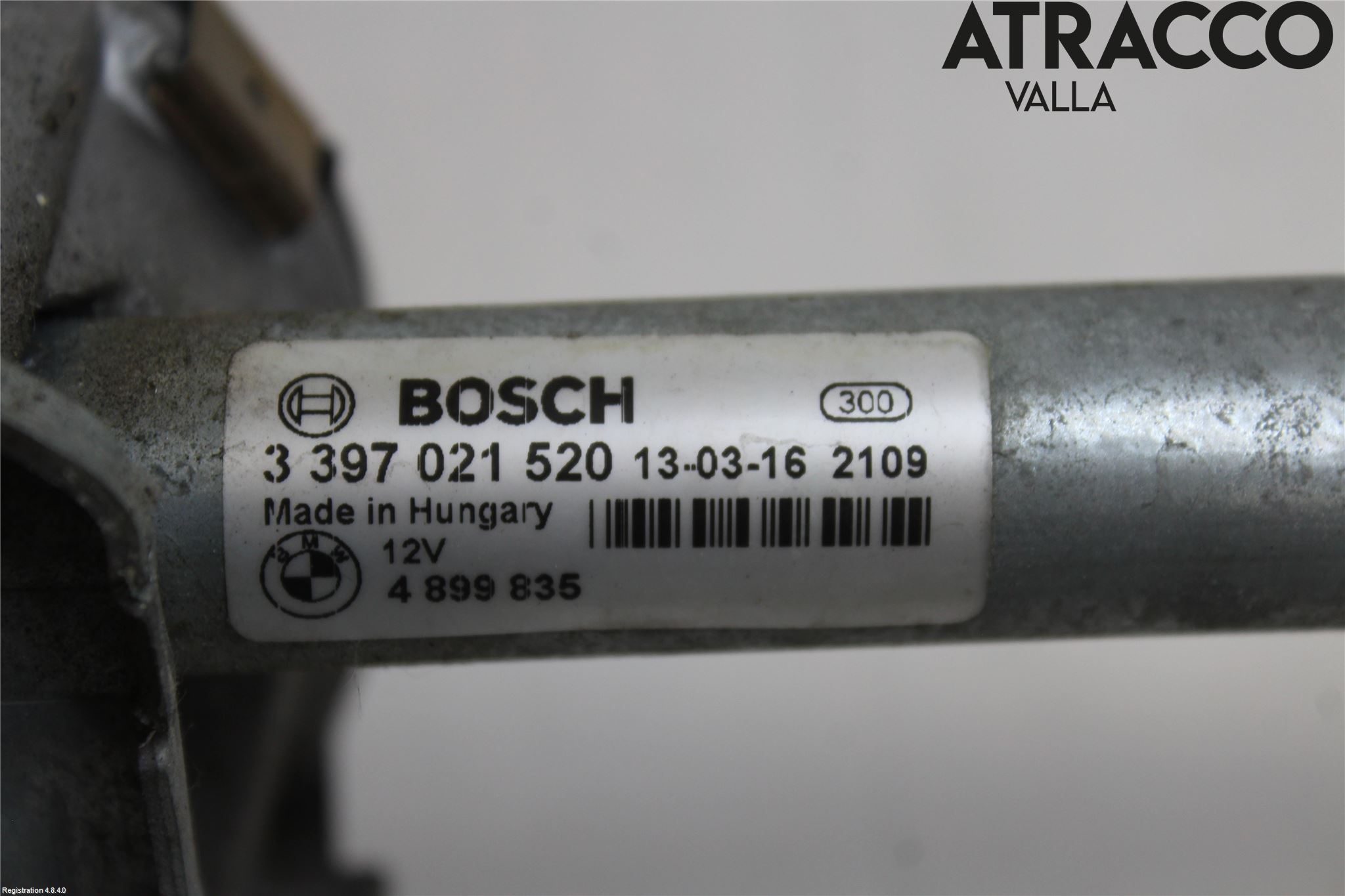 BMW 5 F10/F11/F18 09-17 Torkarmotor Vindruta
