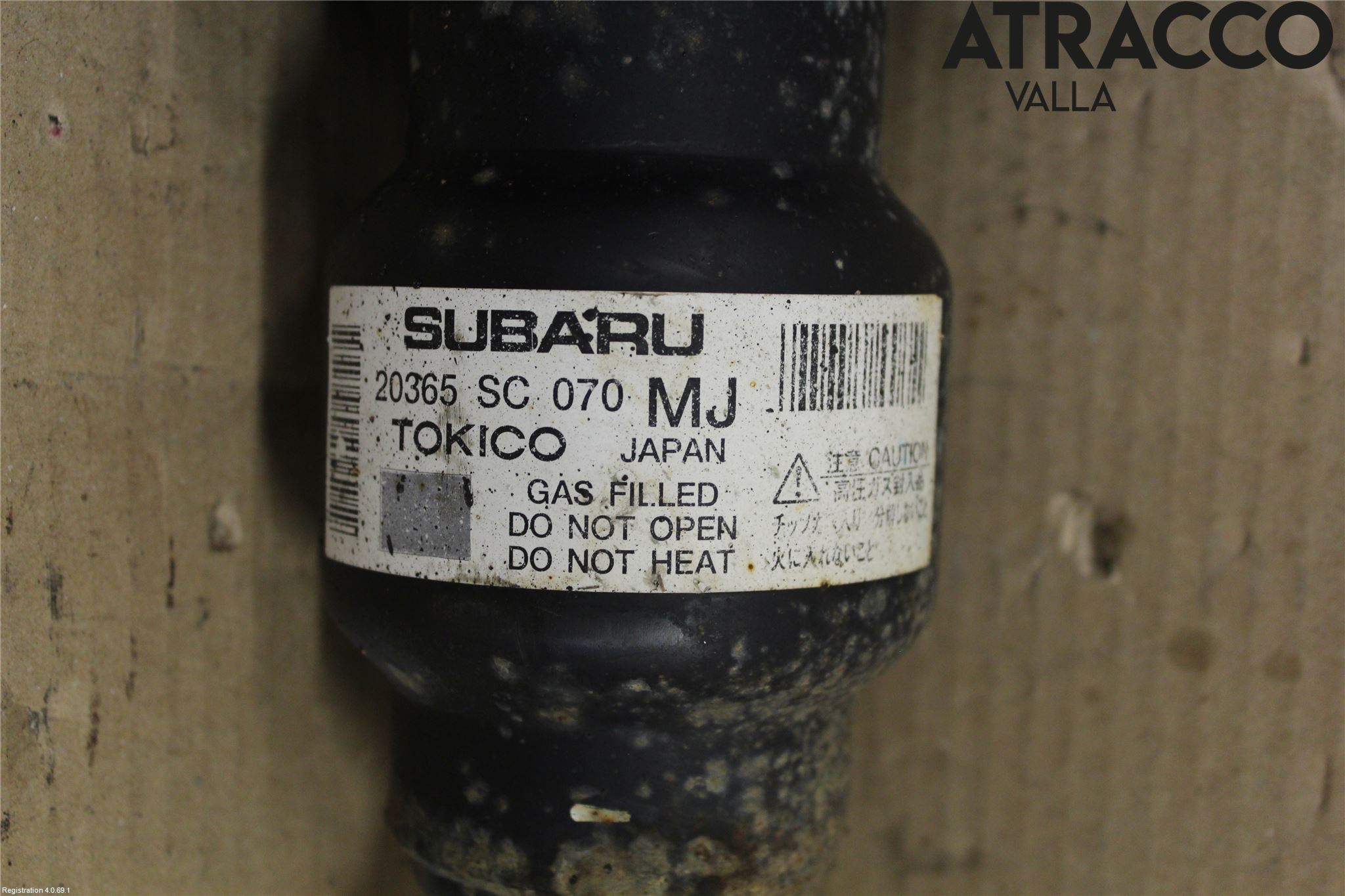 Subaru FORESTER SH  08-13 Fjäderben Bak Vä-Hö