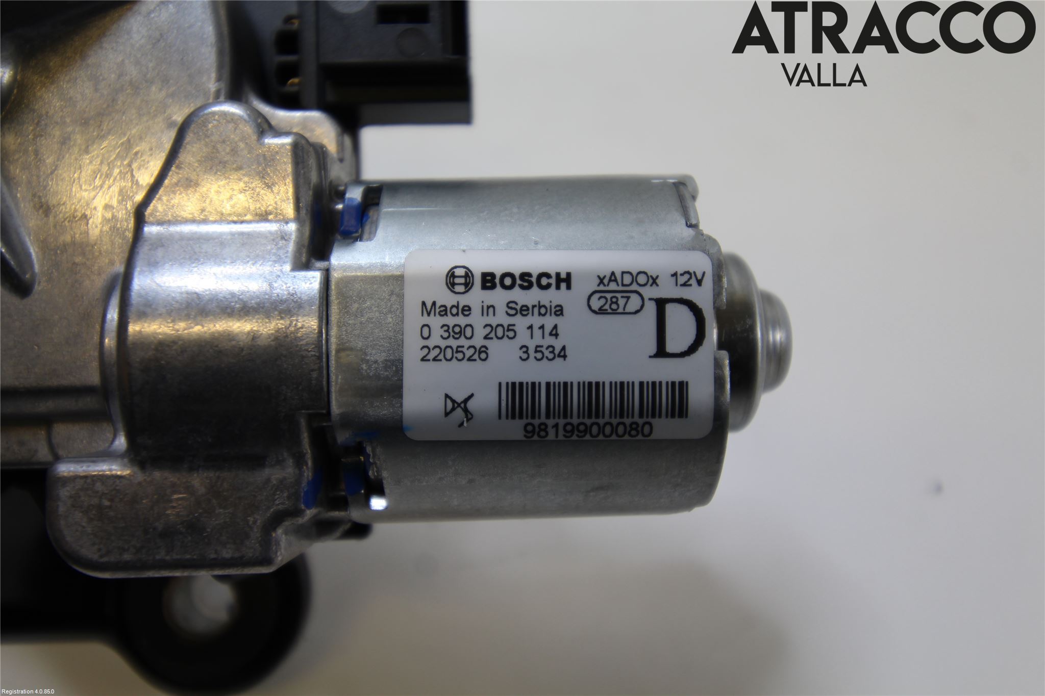 Peugeot 2008/E-2008 20- Torkarmotor Baklucka