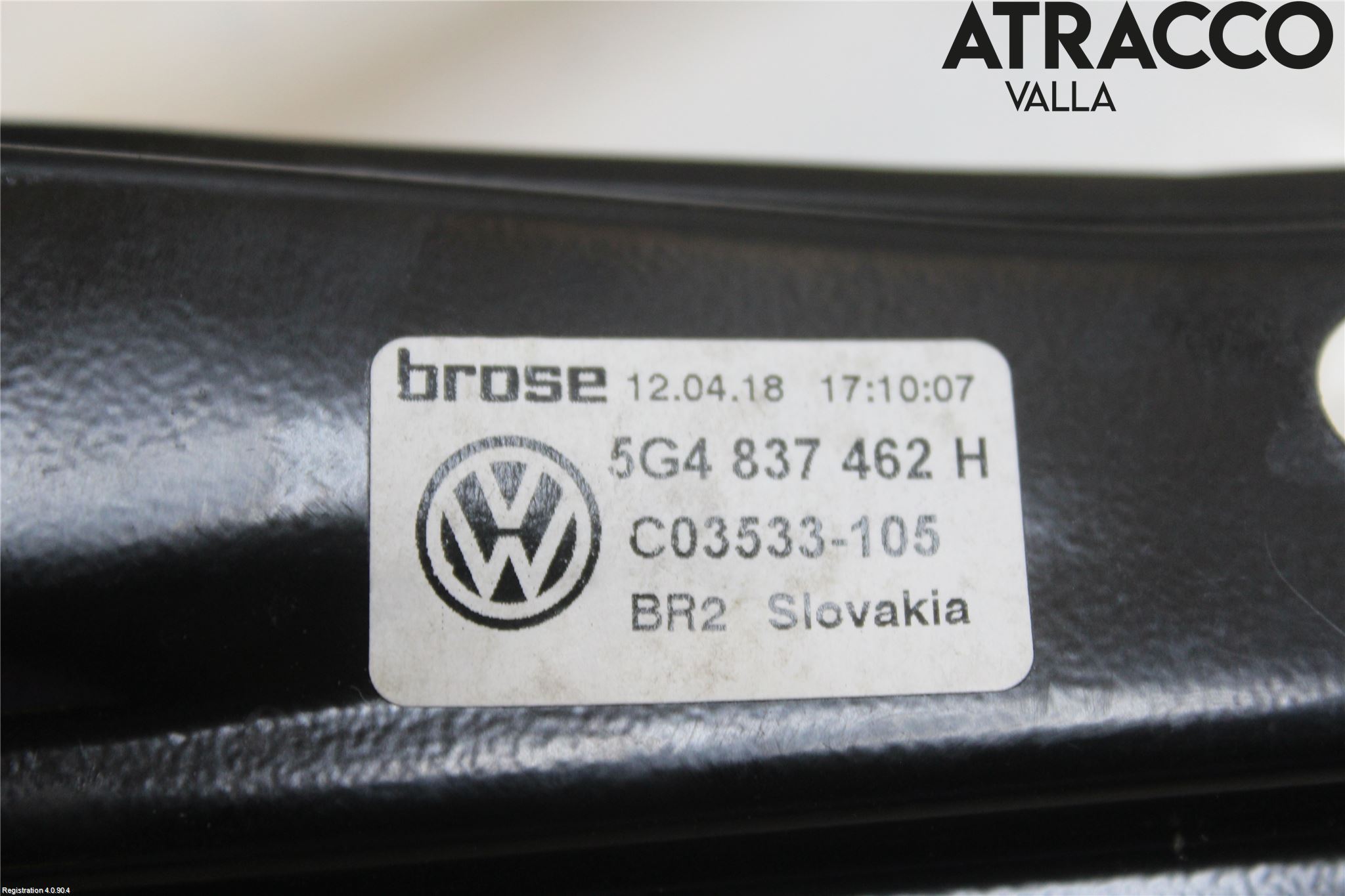 Volkswagen VW GOLF / E-GOLF VII 13-20 Fönsterhissmekanism