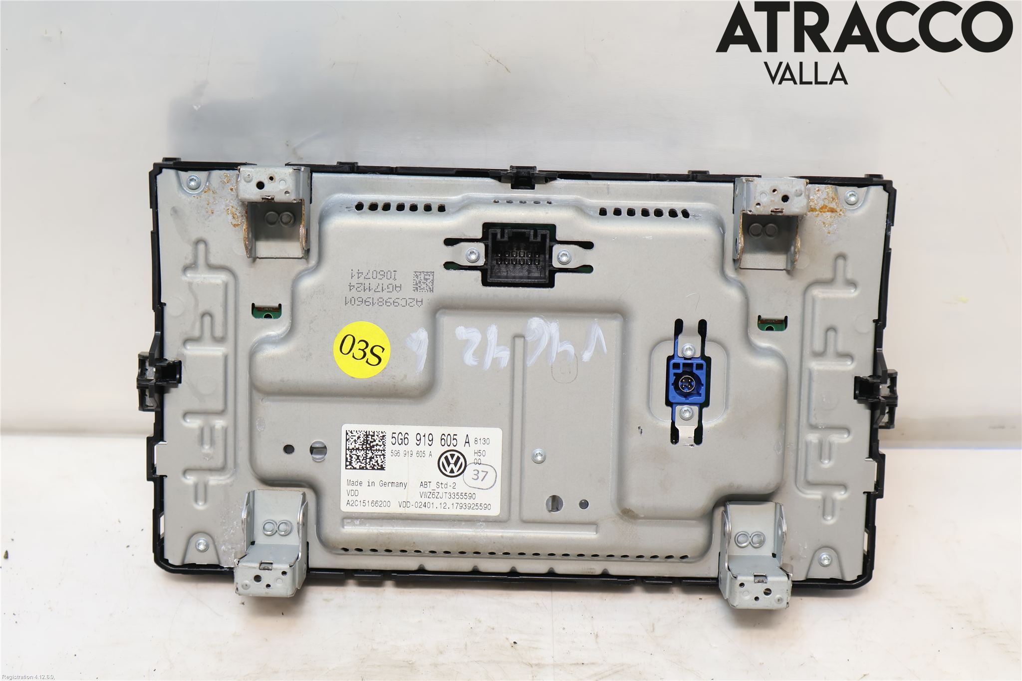Volkswagen VW PASSAT 15-19 Multifunktionsdisplay