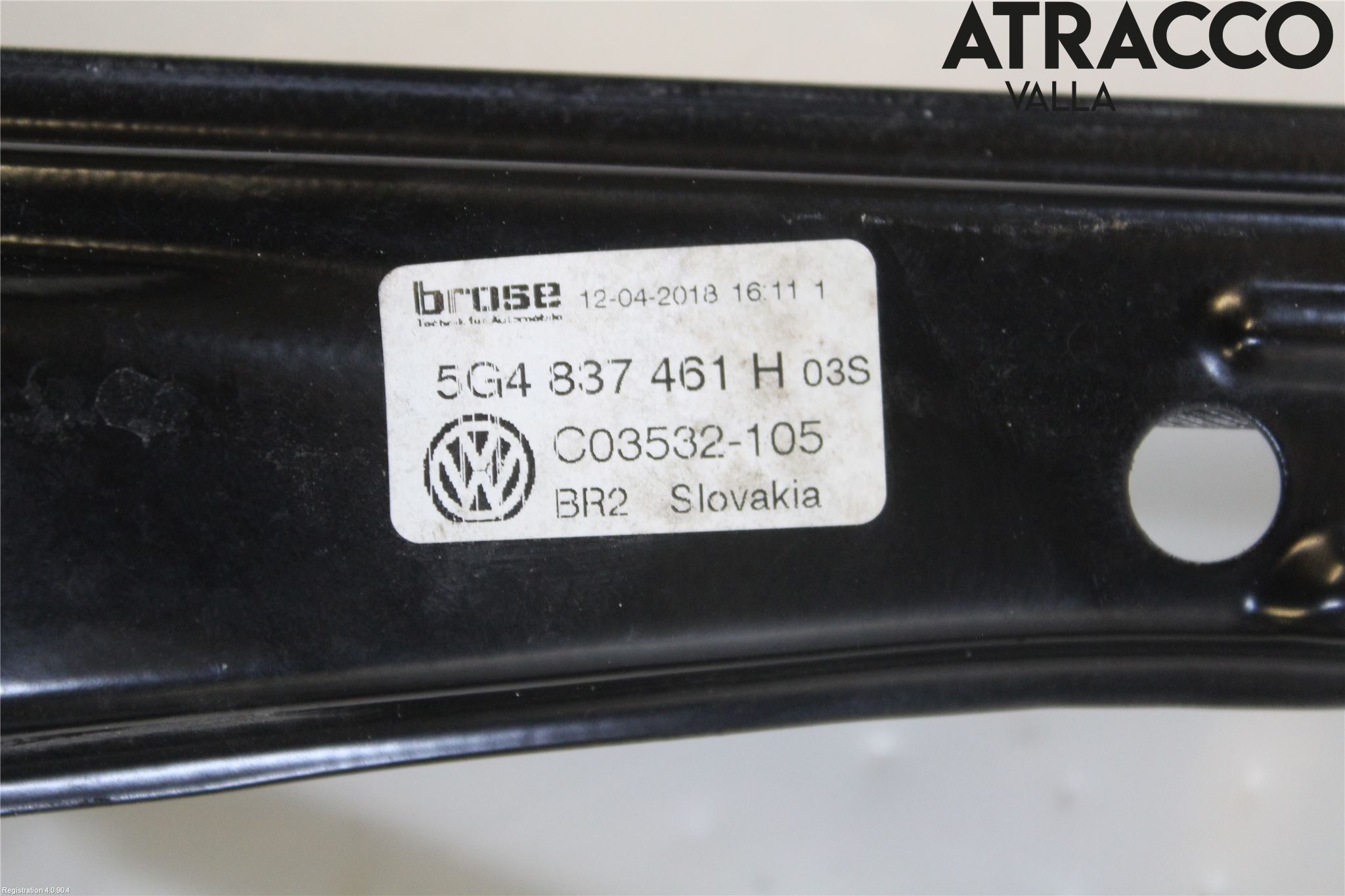 Volkswagen VW GOLF / E-GOLF VII 13-20 Fönsterhissmekanism